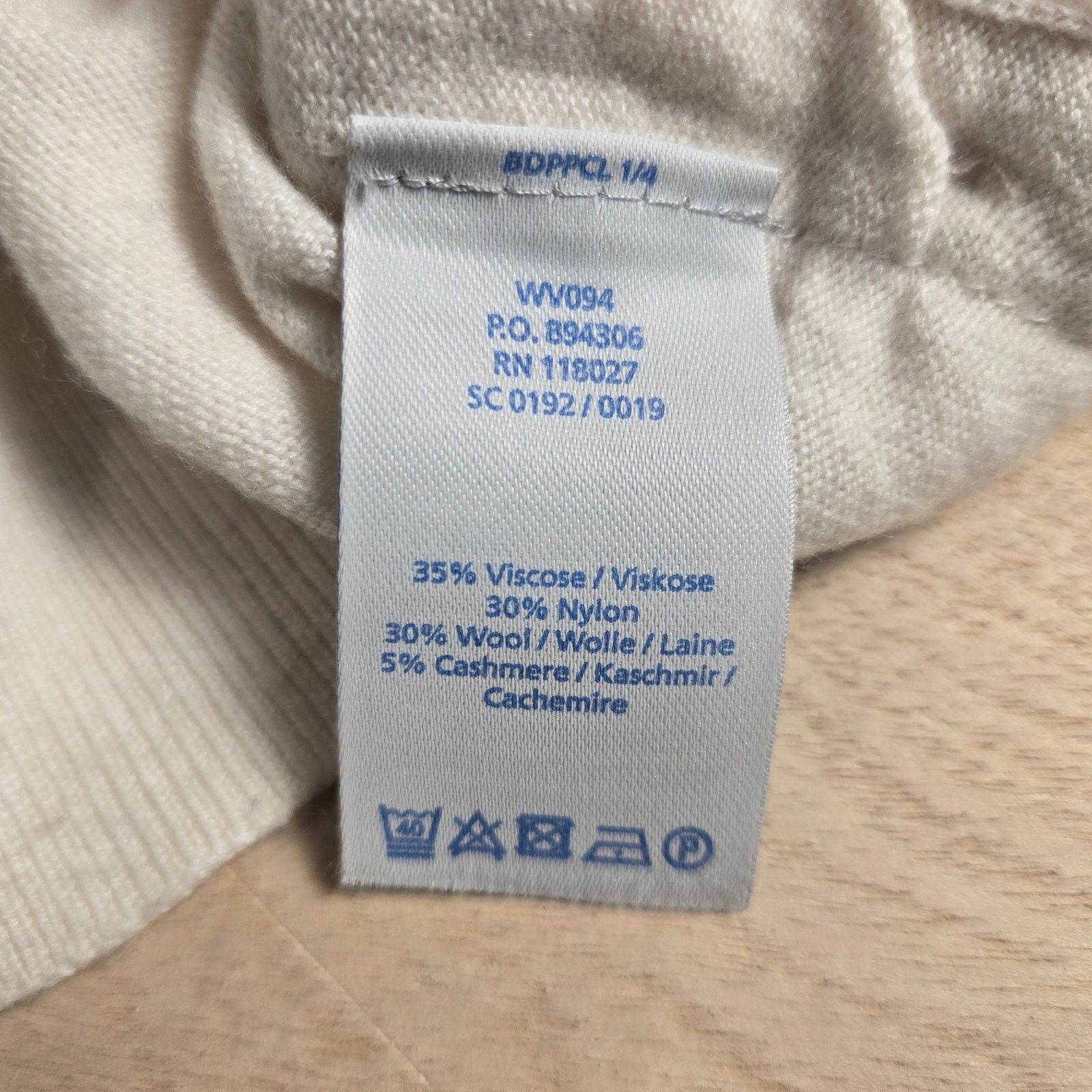 Boden Boden Grace Button Sweater Cream sz XS side buttons Size XS / US 0-2 / IT 36-38 - 7 Thumbnail
