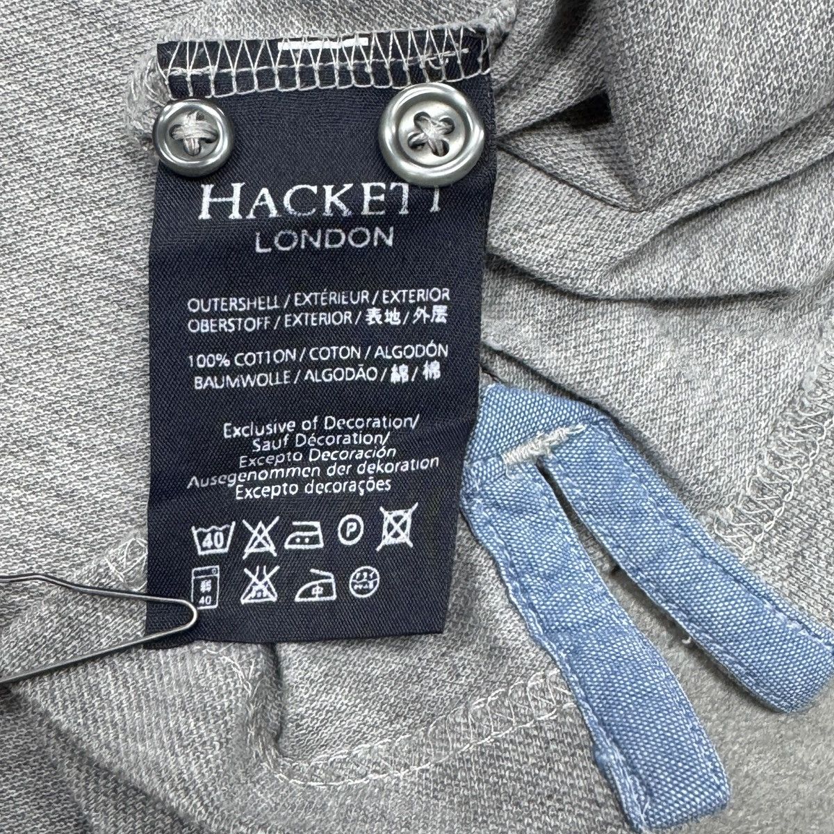 Hackett Hackett London #1 Elbow Patches Long Sleeve Rugby Polo Shirt Size US M / EU 48-50 / 2 - 11 Thumbnail
