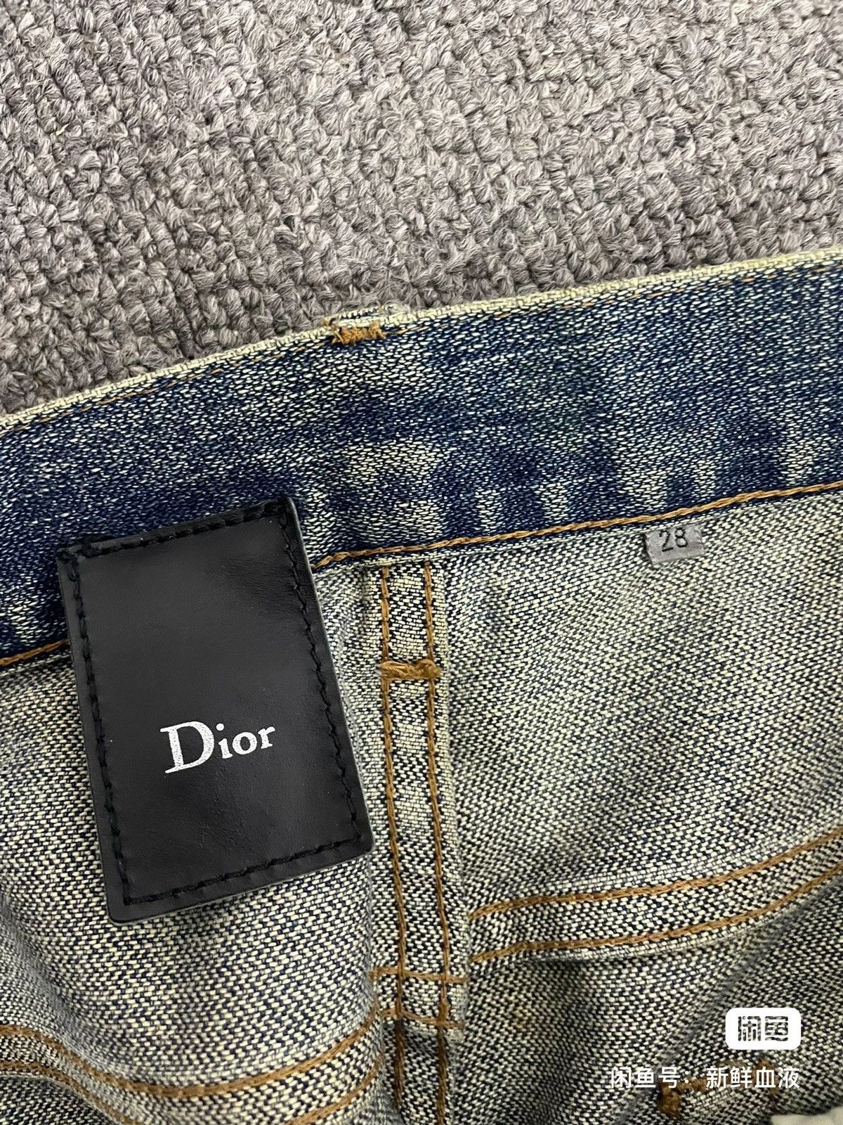 Dior Dior homme aw2004 distressed denim jeans Size US 28 / EU 44 - 6 Thumbnail