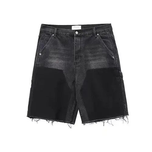 Other High street patchwork raw edge logging denim shorts Size US 30 / EU 46 - 6 Thumbnail