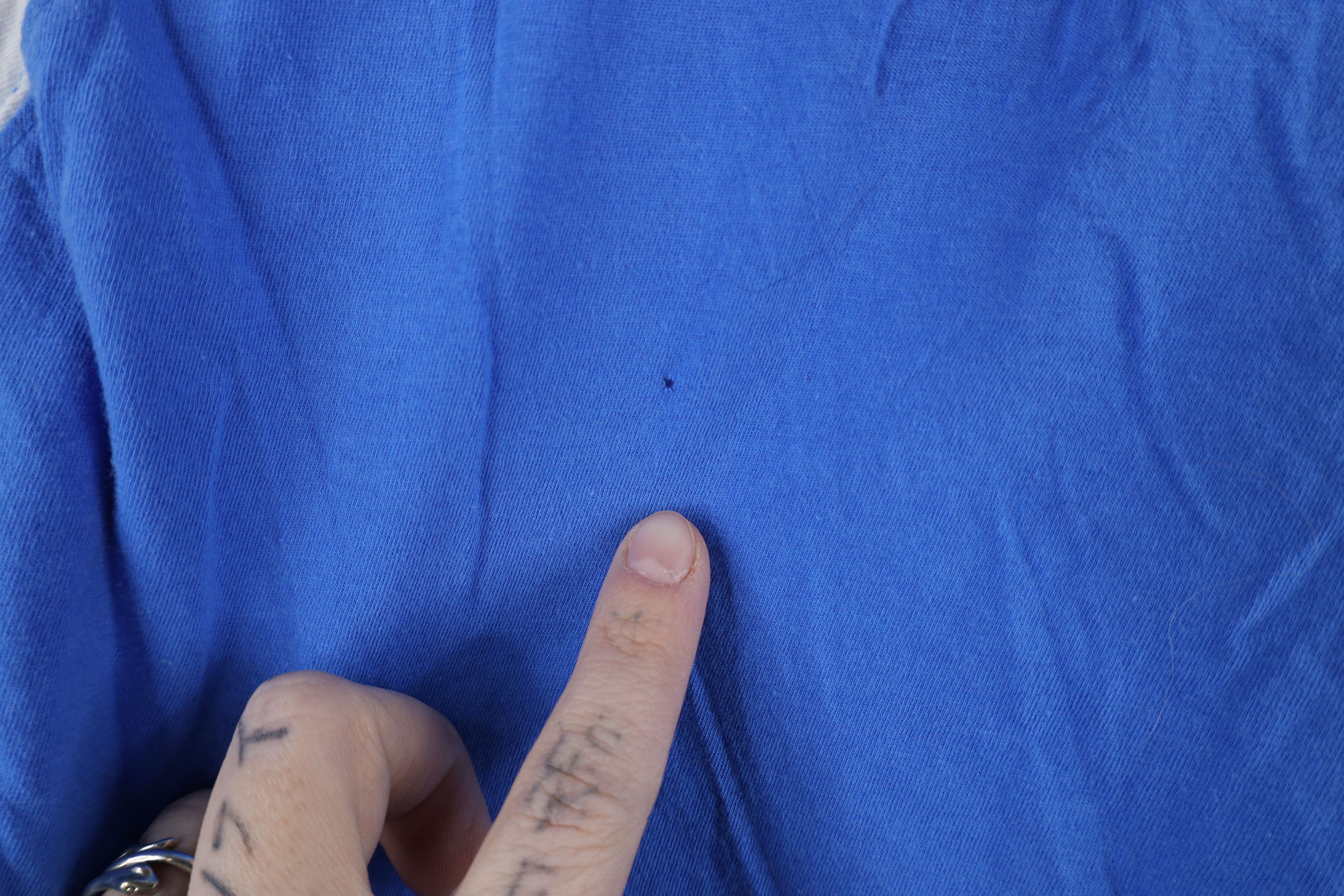 Majestic × Vintage Vintage Y2K Majestic Detroit Lions Football T-Shirt Blue Size L / US 10 / IT 46 - 9 Thumbnail