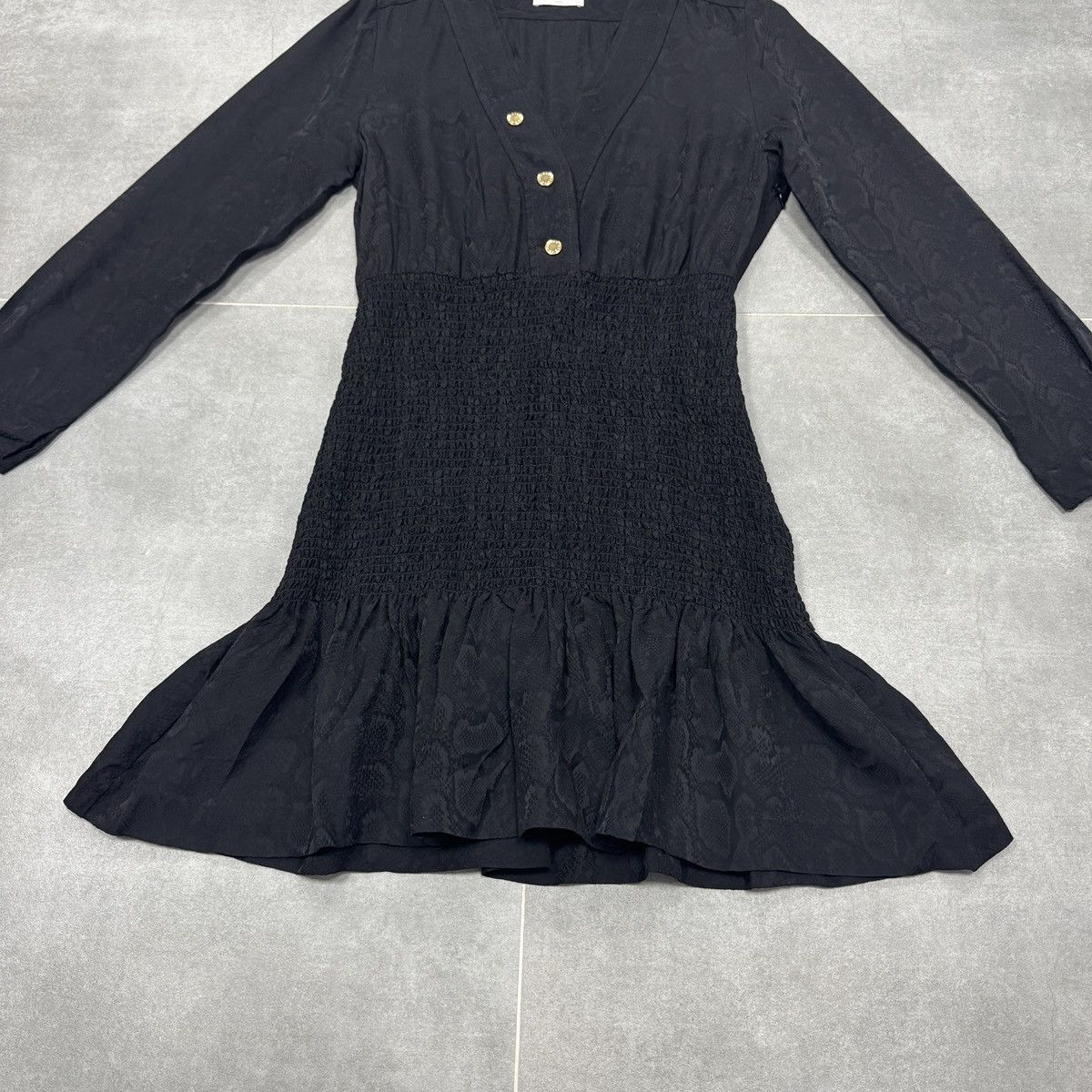 Sandro Sandro Paris Animal Print Long Sleeve Short Dresses Women Size XS / US 0-2 / IT 36-38 - 3 Thumbnail