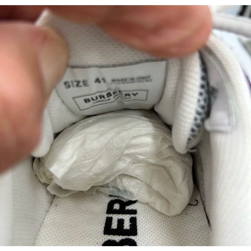 Burberry Men’s Burberry logo print trainer sneakers size 8 Size US 8 / EU 41 - 9 Thumbnail