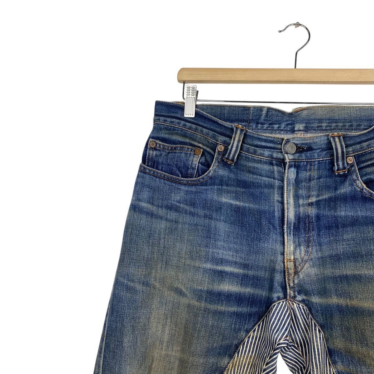 KOJIMA GENES Kojima Genes half hickori distress denim Size US 34 / EU 50 - 6 Thumbnail
