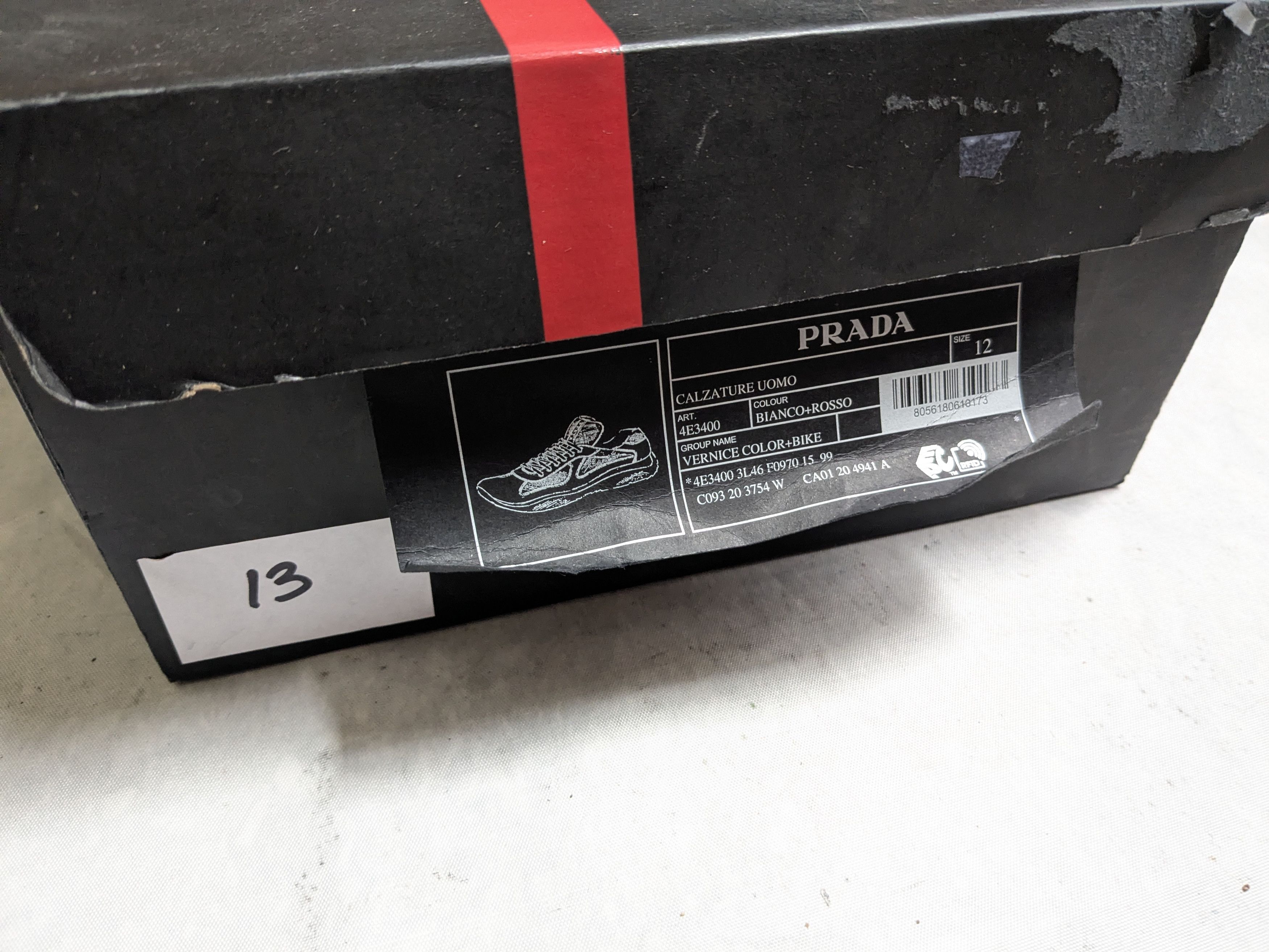 Prada Prada America's Cup Gray Patent Leather 11 US Low Size US 11 / EU 44 - 21 Thumbnail