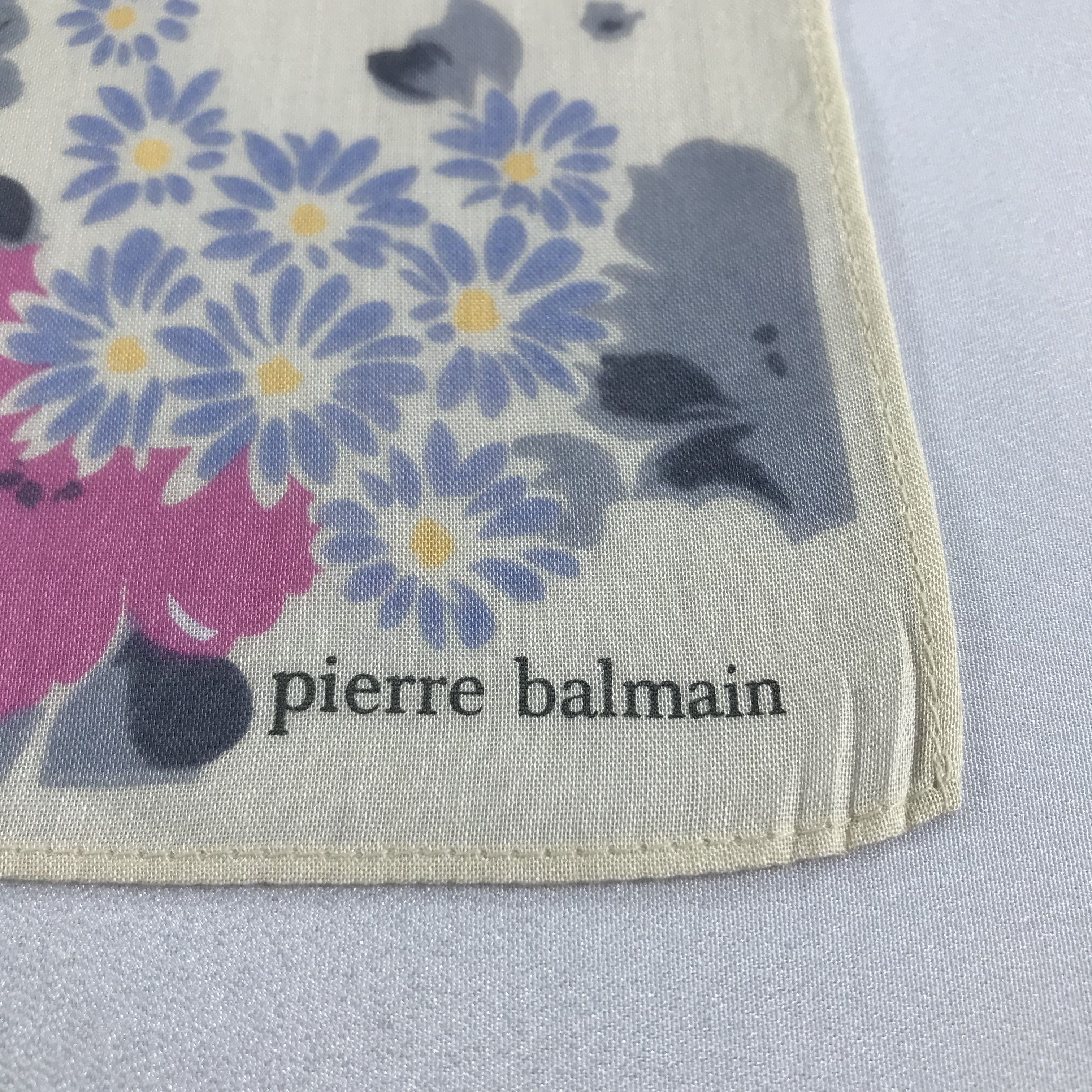 Pierre Balmain Pierre Balmain Handkerchief Neckerchief Bandana H1068 Size ONE SIZE - 3 Thumbnail