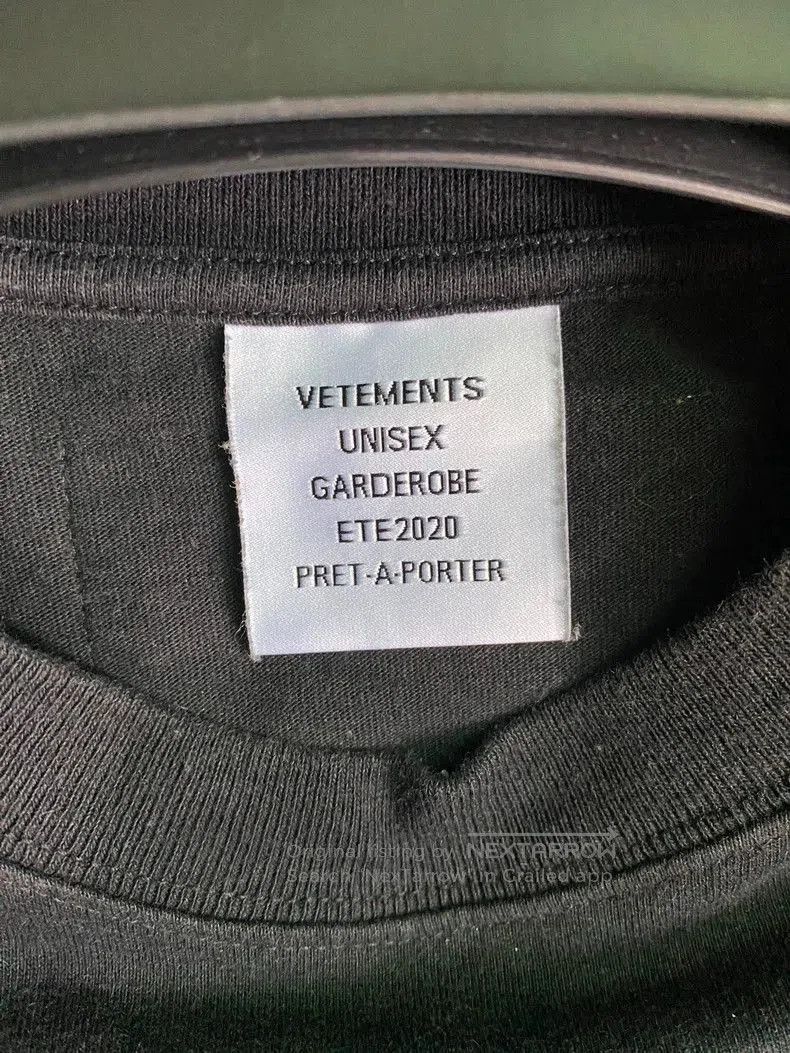 Vetements Vetements Logo Short Sleeve T. Size US XS / EU 42 / 0 - 3 Thumbnail