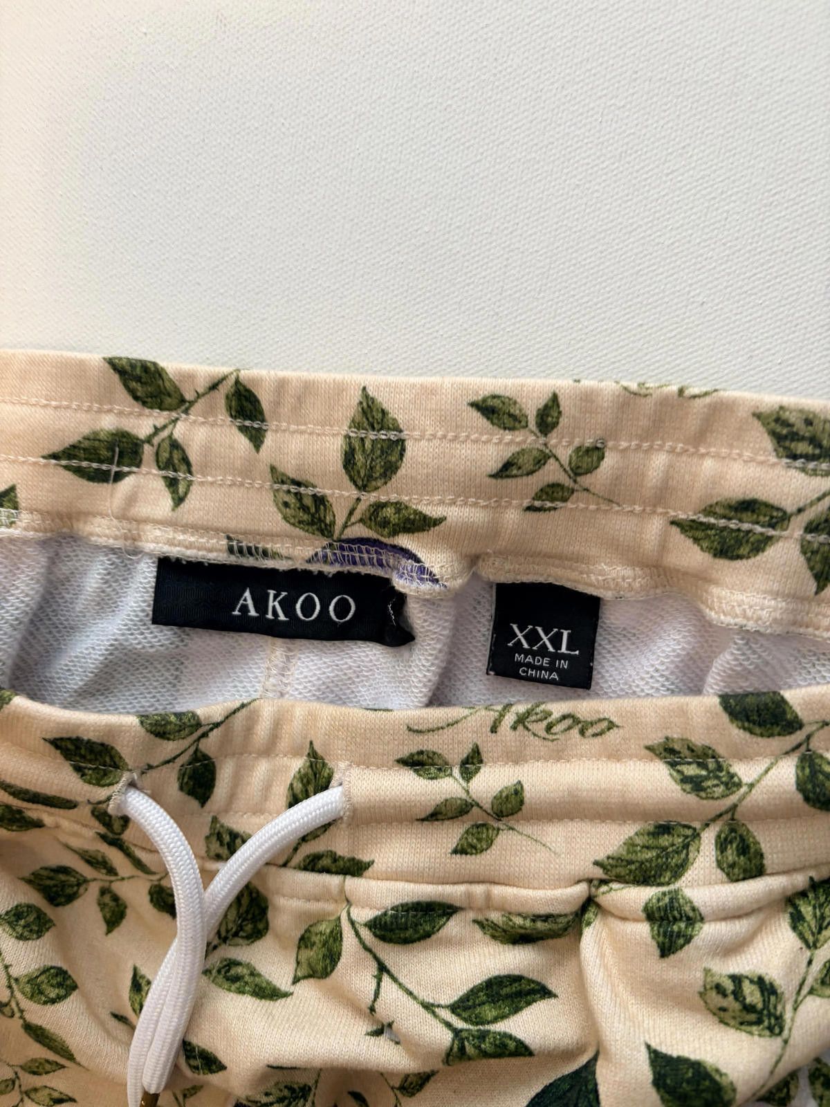 AKOO AKOO Men's Hidden Gems Leaf Print Short Set (Size 4XL) Size US XXL / EU 58 / 5 - 5 Thumbnail