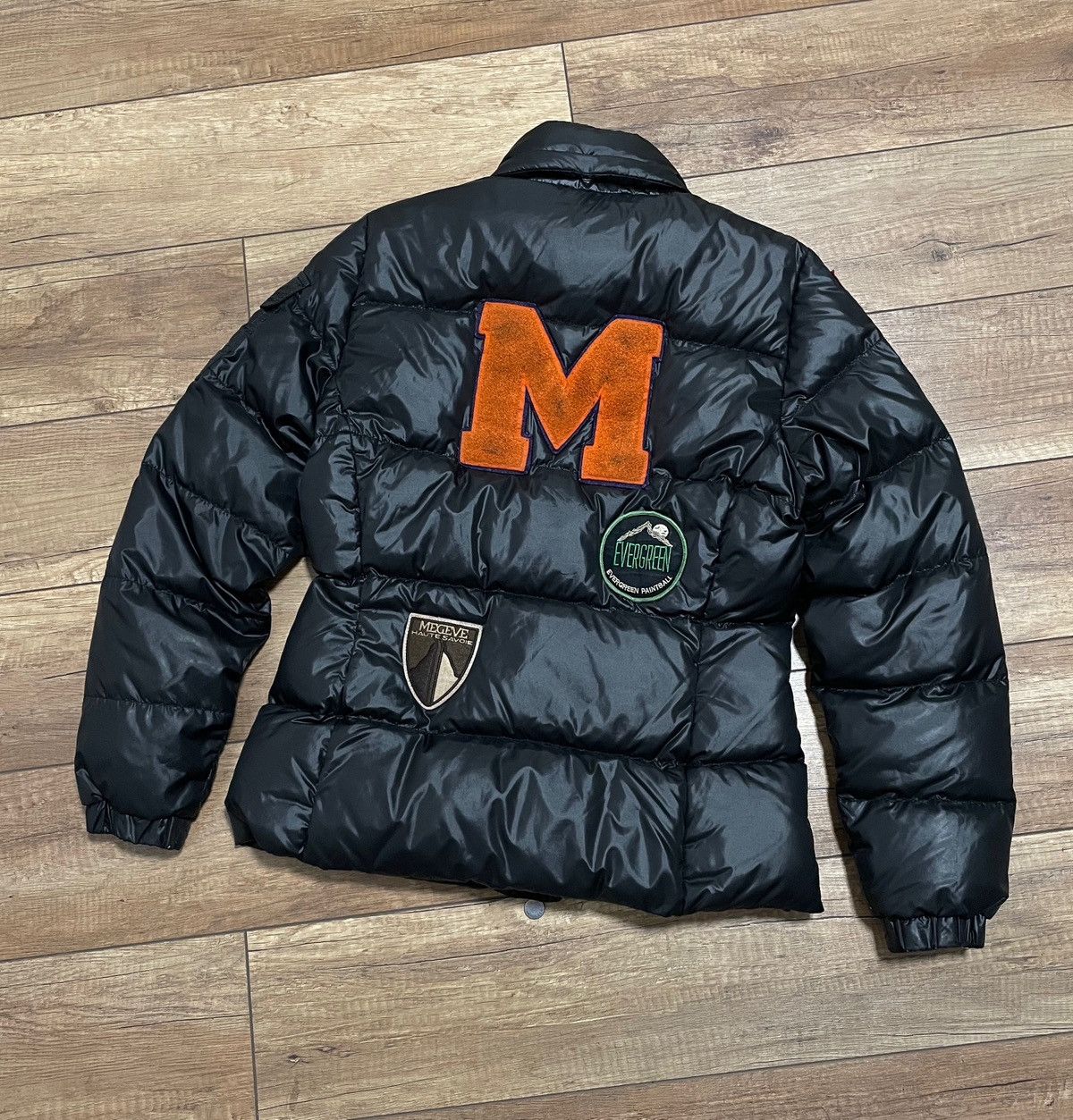 Moncler Limited Moncler Badia Alpes Patchwork Black Down Jacket Size S / US 4 / IT 40 - 4 Thumbnail