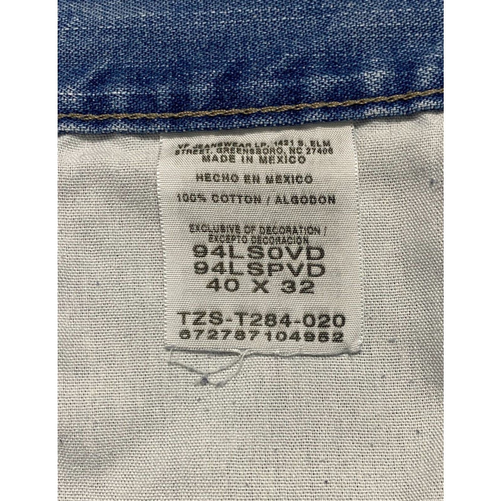 Wrangler VINTAGE Wrangler Hero Carpenter Jeans Mens 40x32 Blue Straight Wide Leg - Wrangler Hero Carpenter Jeans Mens 40x32 Blue Straight Wide Leg Size US 40 / EU 56 - 4 Thumbnail
