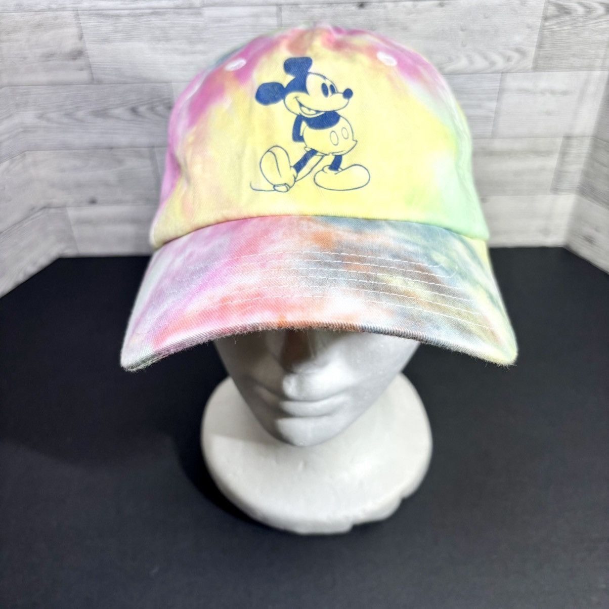 Disney Disney Parks Mickey Mouse Embroidered Pastel Tie Dye Hat Size ONE SIZE - 1 Thumbnail