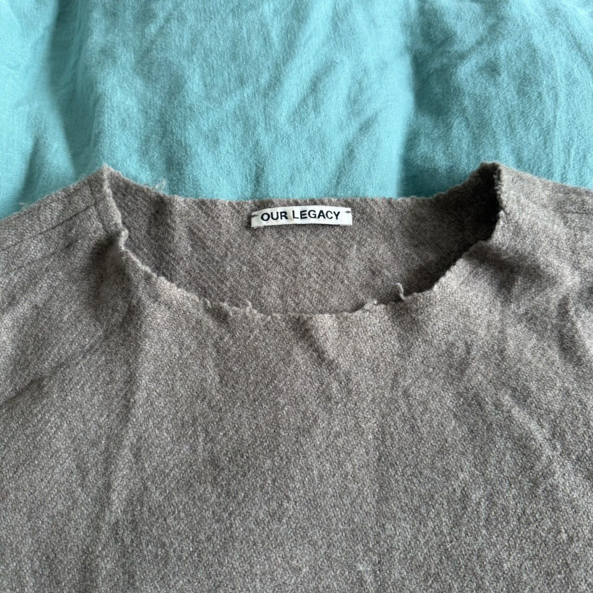 Our Legacy Craft Sweat Grey Wool Size US L / EU 52-54 / 3 - 2 Thumbnail