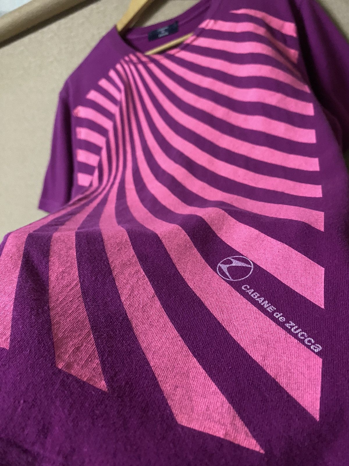 CABANE de ZUCCa Vintage Cabane de Zucca Stripes Graphic Tee Size US M / EU 48-50 / 2 - 4 Thumbnail