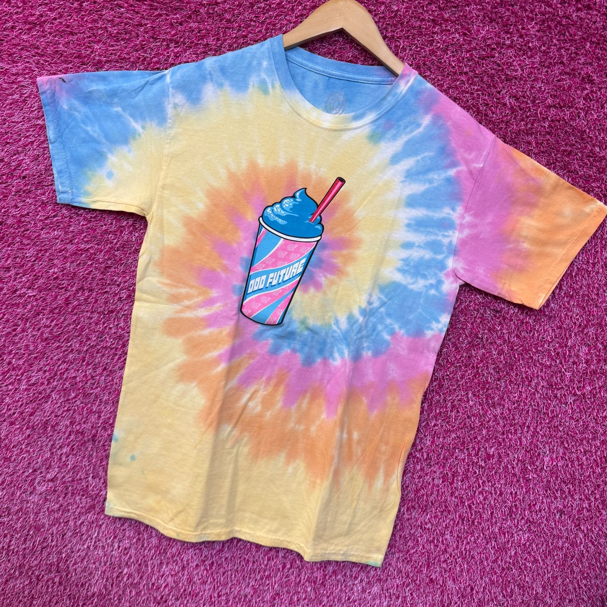 Odd Future Odd Future Blue Raspberry Frozen Treat OFWGKTA Rap Tie Dye M Size US M / EU 48-50 / 2 - 3 Thumbnail