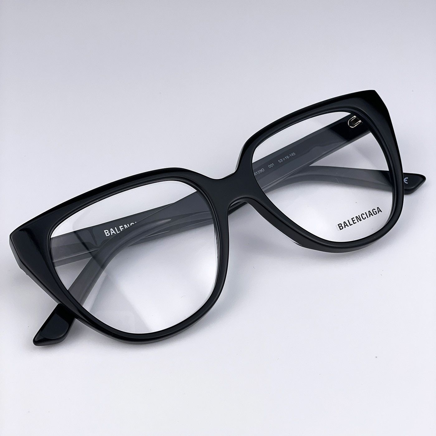 Balenciaga NEW Balenciaga BB0129O 001 Black Butterfly Women Eyeglasses Size ONE SIZE - 9 Thumbnail