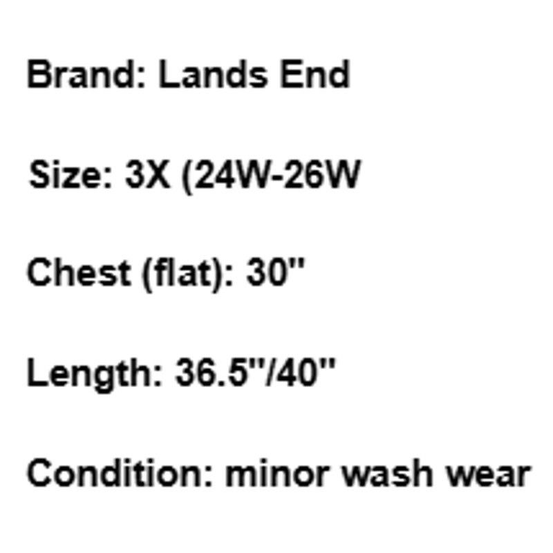 Lands' End Lands End Cardigan Open Front Longline Oversize Plus Size 3X Size 3XL / US 20-22 - 8 Thumbnail