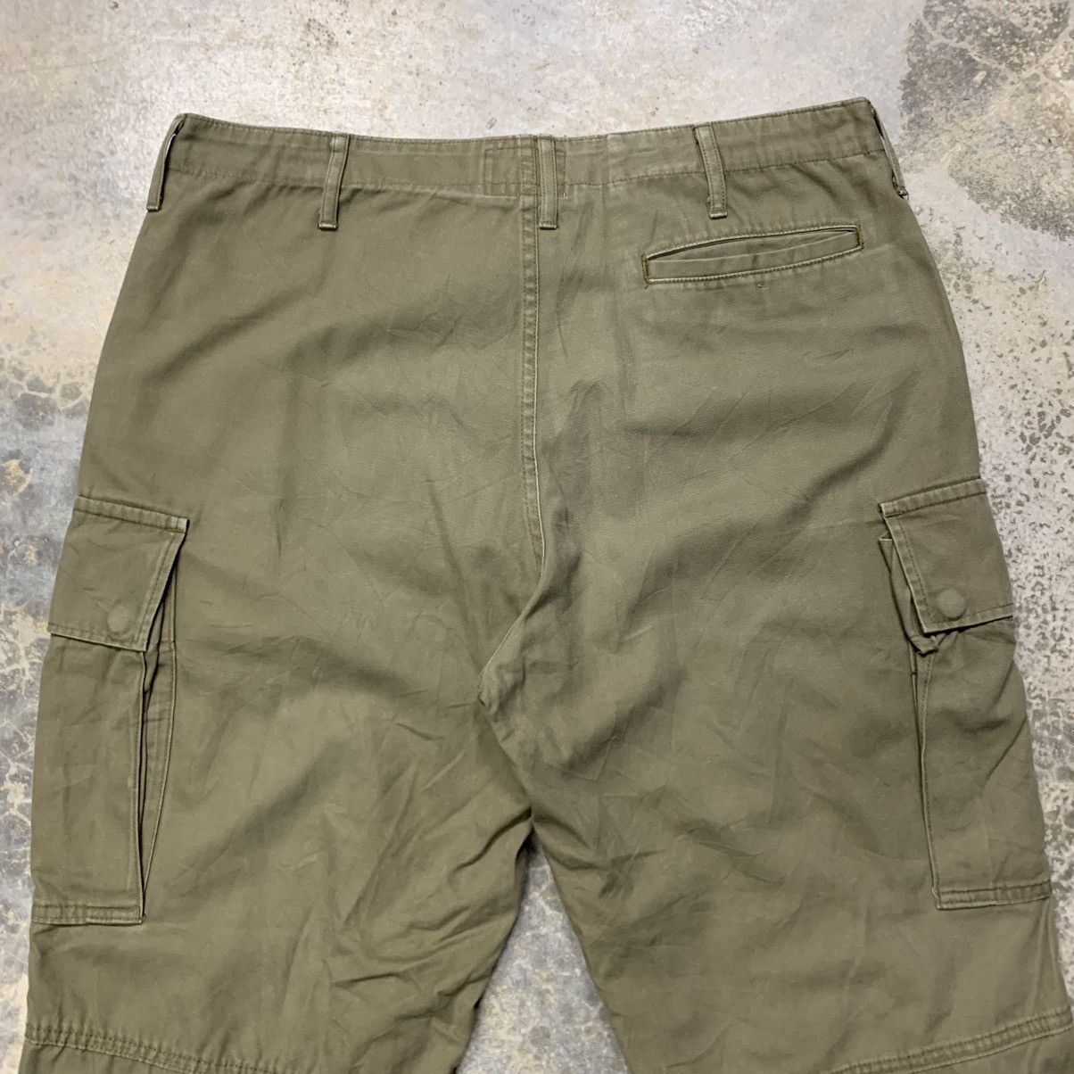 Japanese Brand × Vintage Vtg Blueway Clothing Uniform cargo double knee pants Size US 33 - 12 Thumbnail