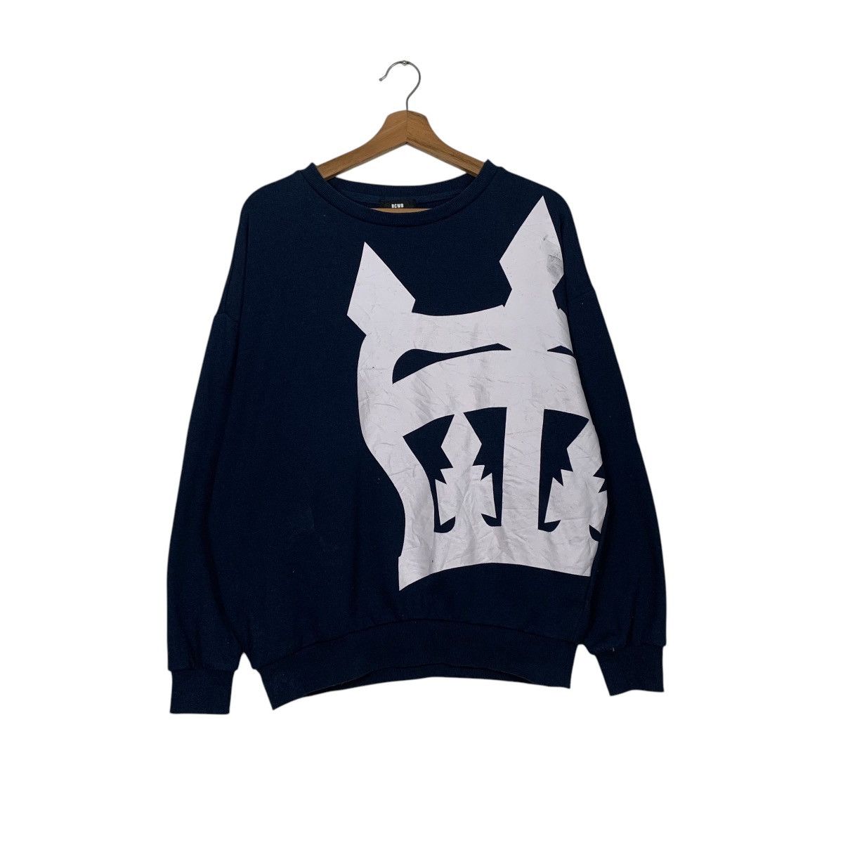 Japanese Brand Rodeo Crowns Big Print Sweatshirt Size L / US 10 / IT 46 - 1 Thumbnail
