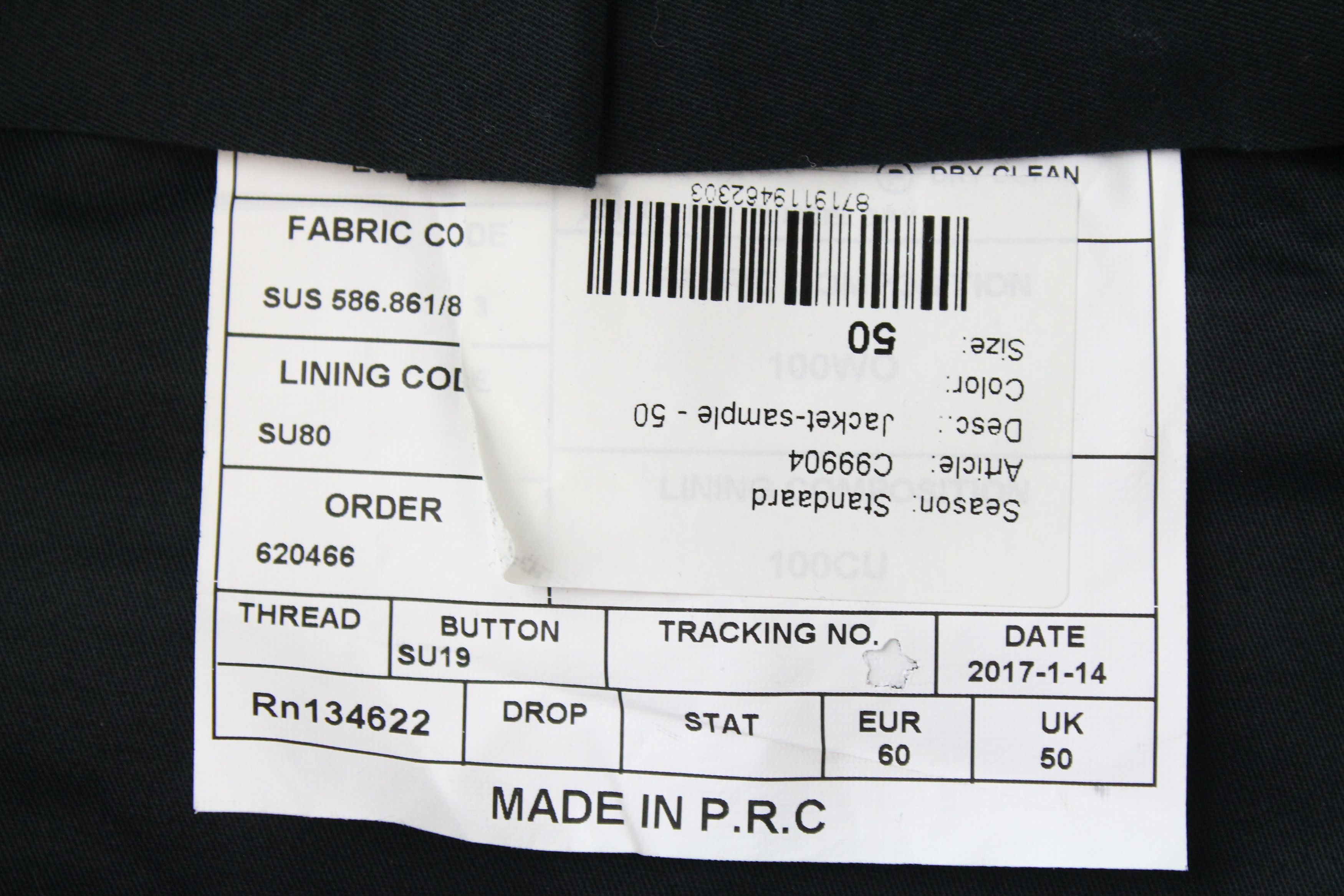 Suitsupply LAZIO UK50 Pleated Lined Blue Wool Trousers 61755 Size 50R - 5 Thumbnail