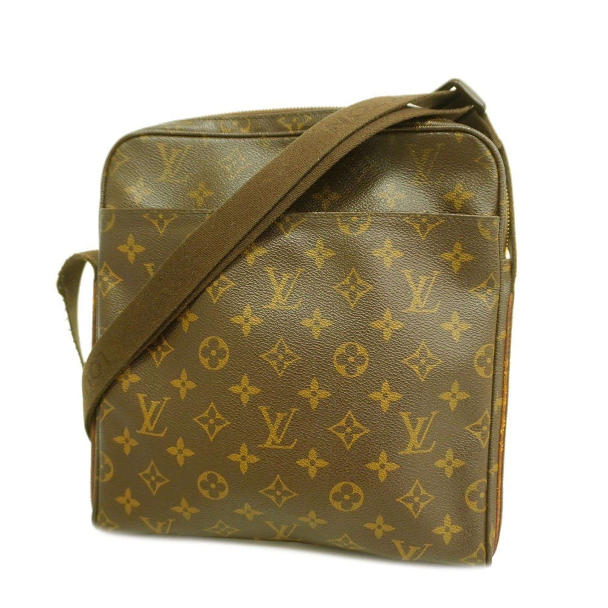 Louis Vuitton Shoulder Bag Monogram Trotter Boule M97037 Brown Women's