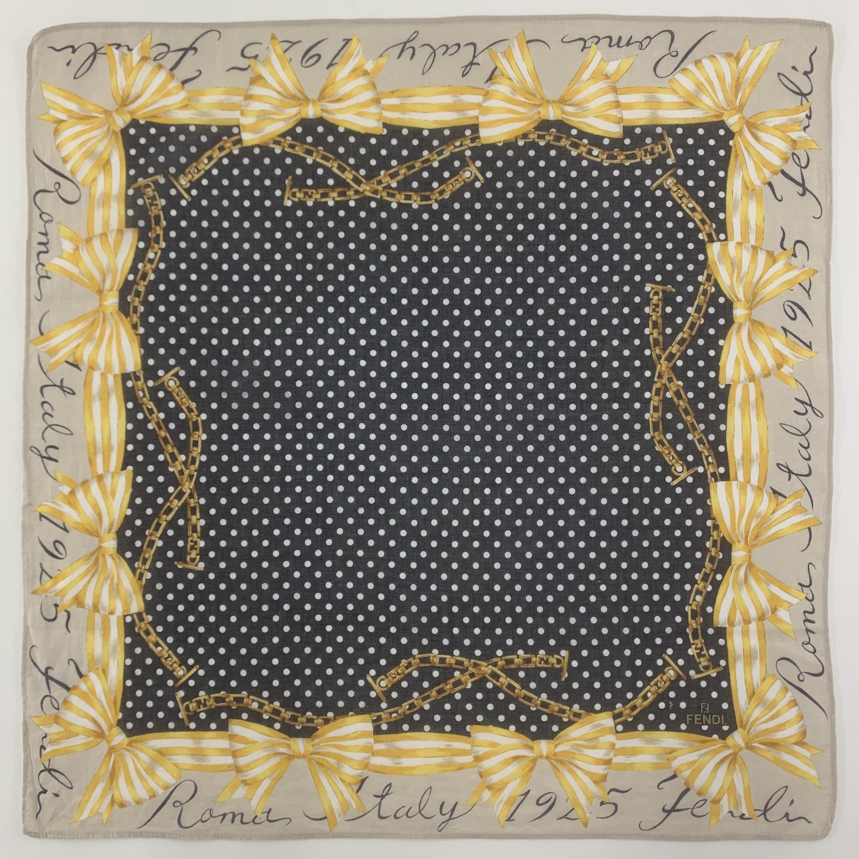 Vintage Fendi Handkerchief Bandana Neckerchief TB3402 Size ONE SIZE - 2 Thumbnail