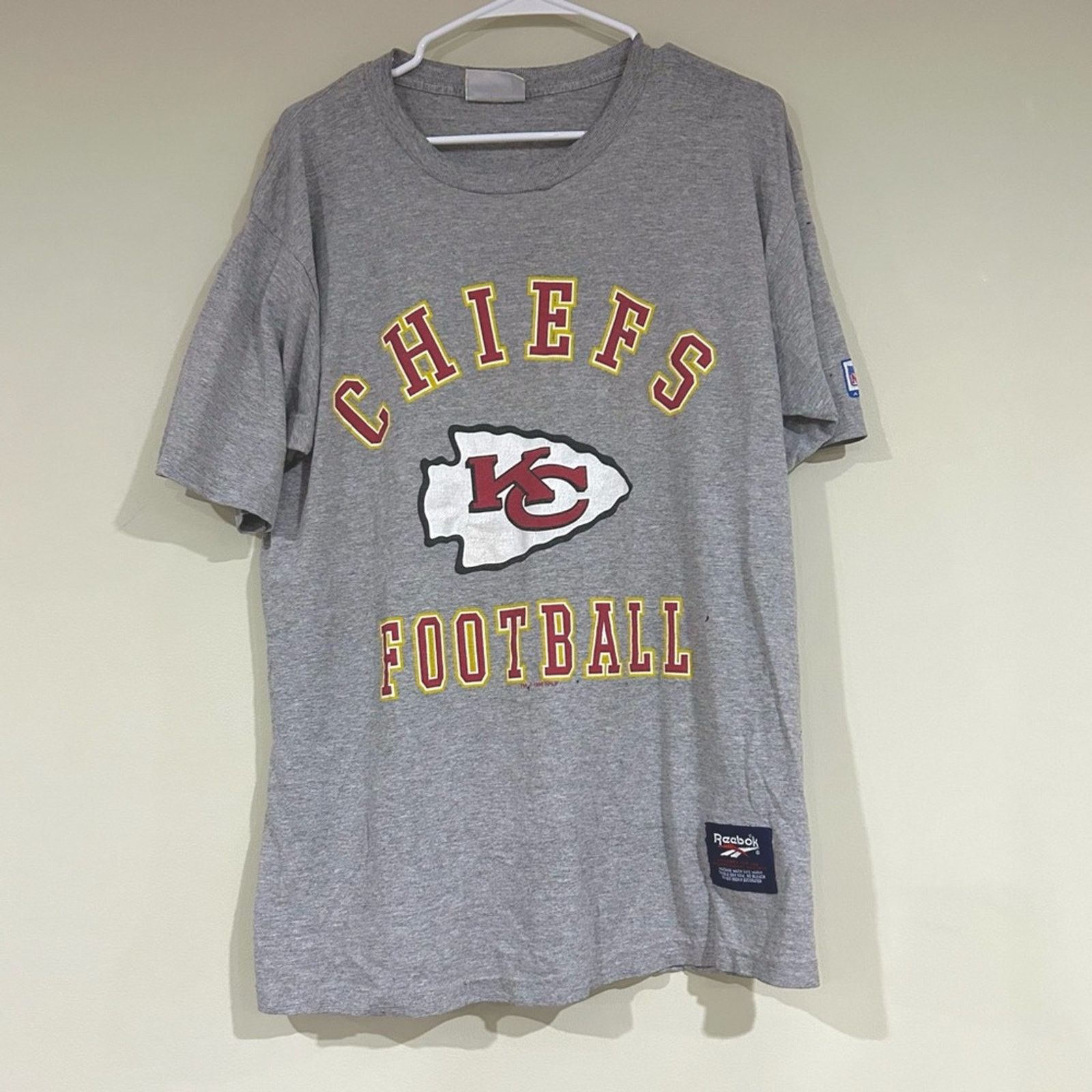 Reebok Vintage Reebok 1996 Kansas City Chiefs Shirt Size US L / EU 52-54 / 3 - 1 Thumbnail