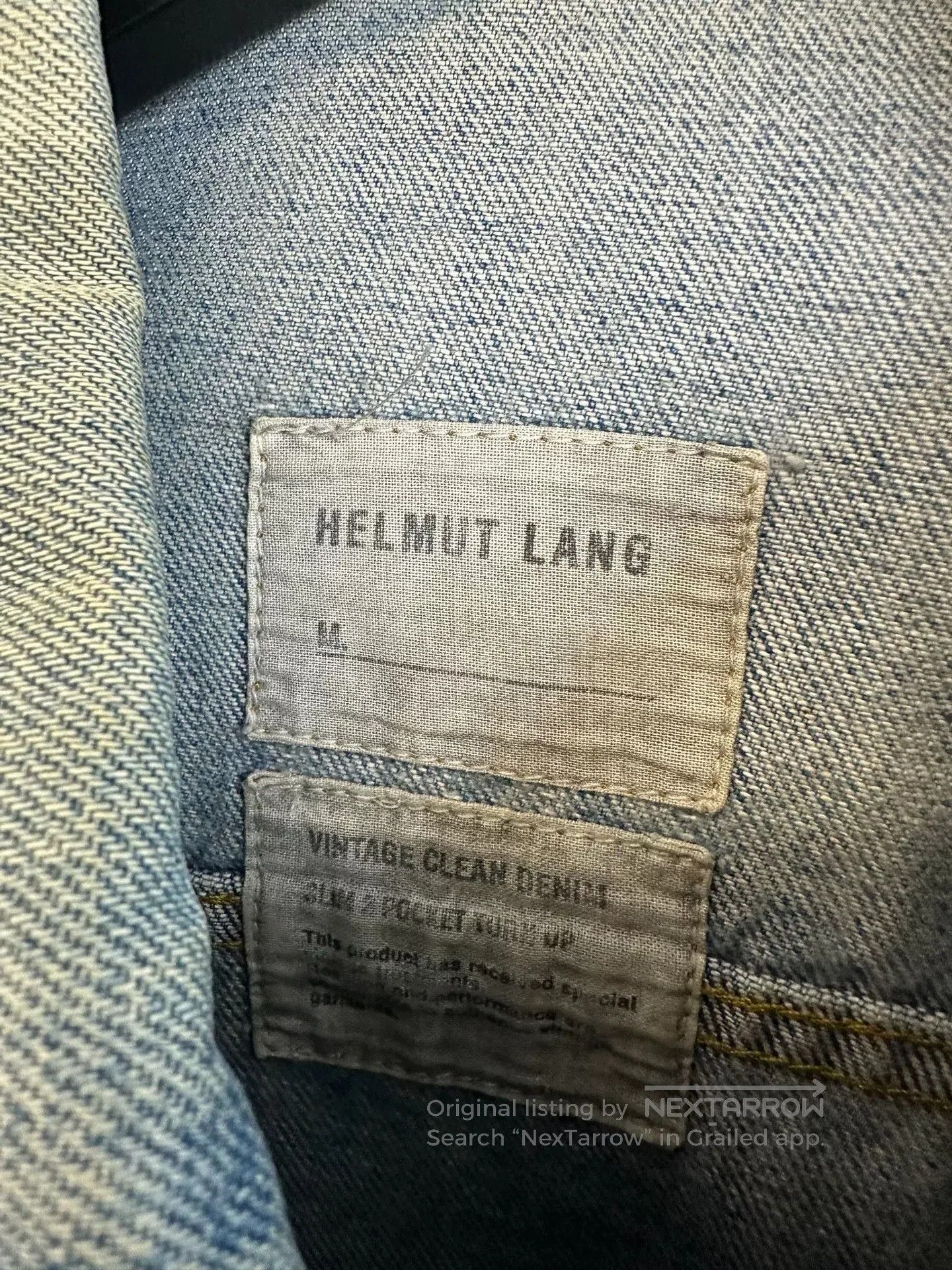 Helmut Lang helmut lang distressed denim jacket size 50. Size US L / EU 52-54 / 3 - 7 Thumbnail