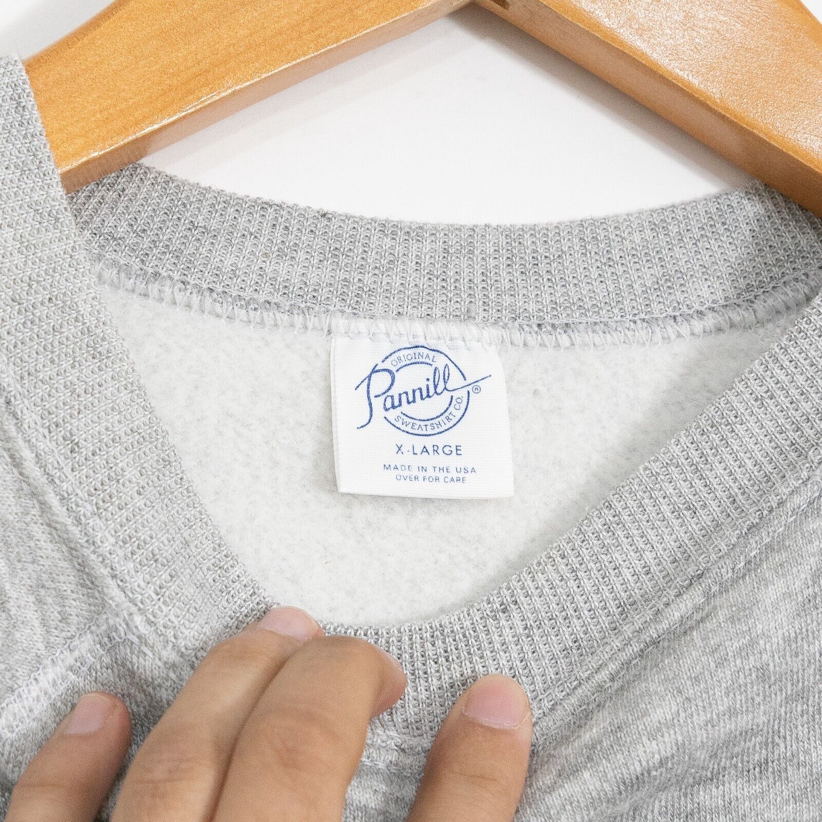 Vintage Vintage 80s Pannill Gray Blank Sweatshirt Mens XL - Raglan Size US XL / EU 56 / 4 - 3 Thumbnail