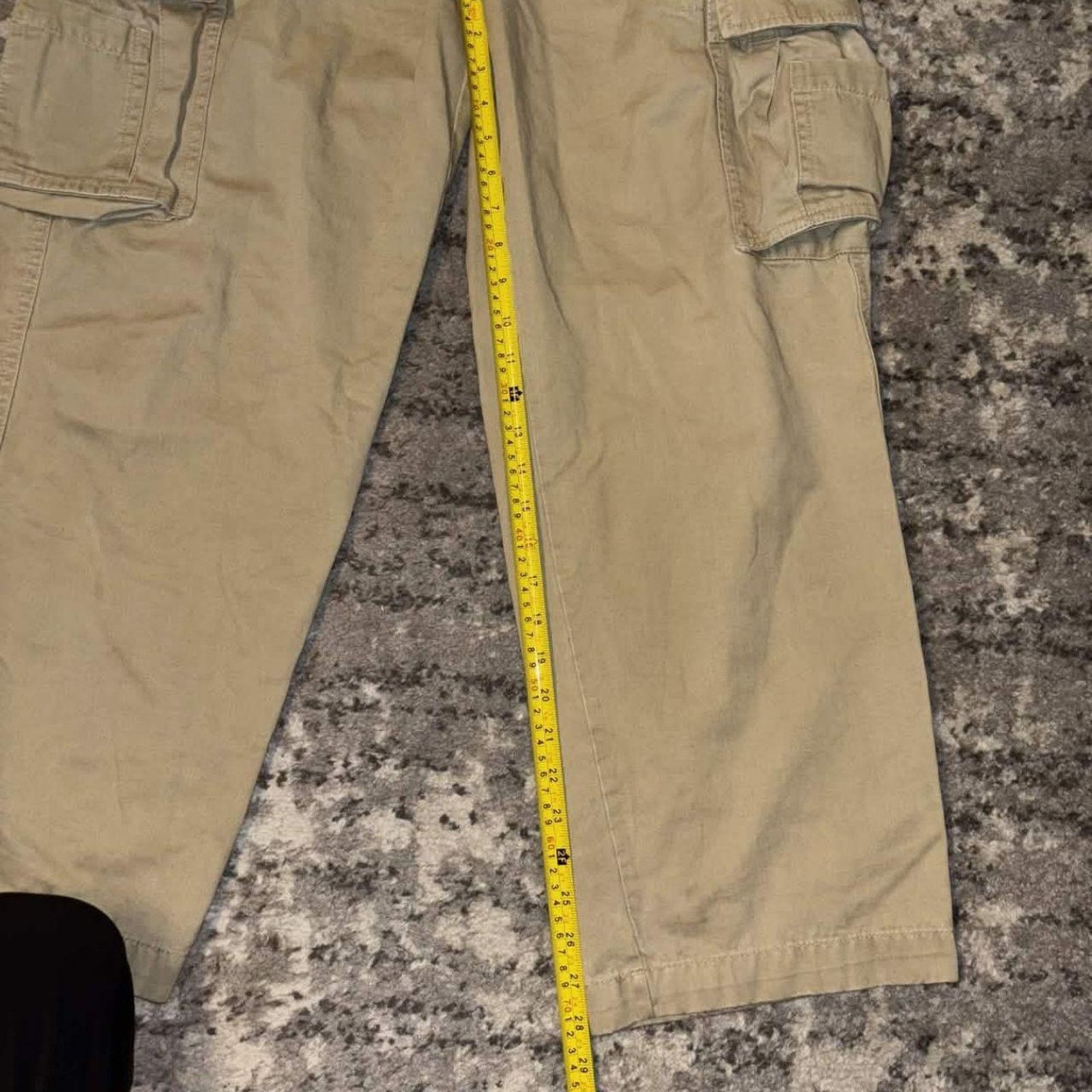 Timberland Y2K Timberland Khaki Baggy Cargo Pants Size US 33 - 5 Thumbnail