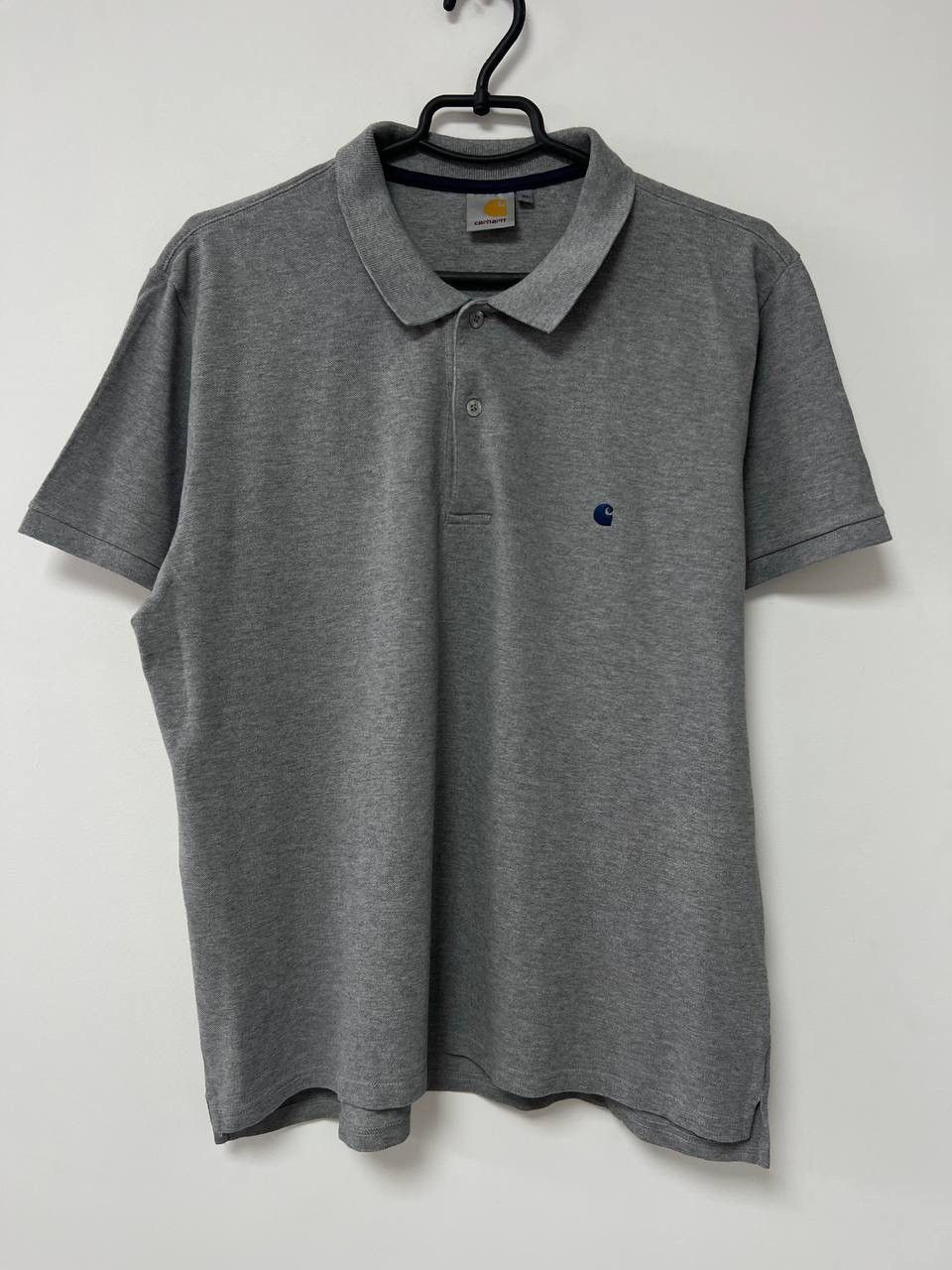 Carhartt Carhartt WIP Slim Fit Polo T Shirt Y2K Streetwear Gray XL Size US XL / EU 56 / 4 - 1 Thumbnail