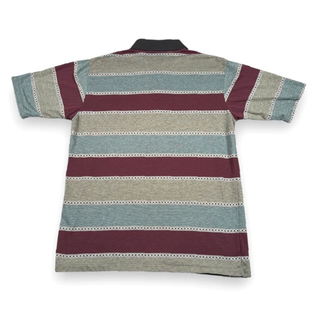 Vintage VINTAGE Classics by Palmland Polo Shirt Adult M Gray Striped Golf 90s Mens Size US M / EU 48-50 / 2 - 3 Thumbnail