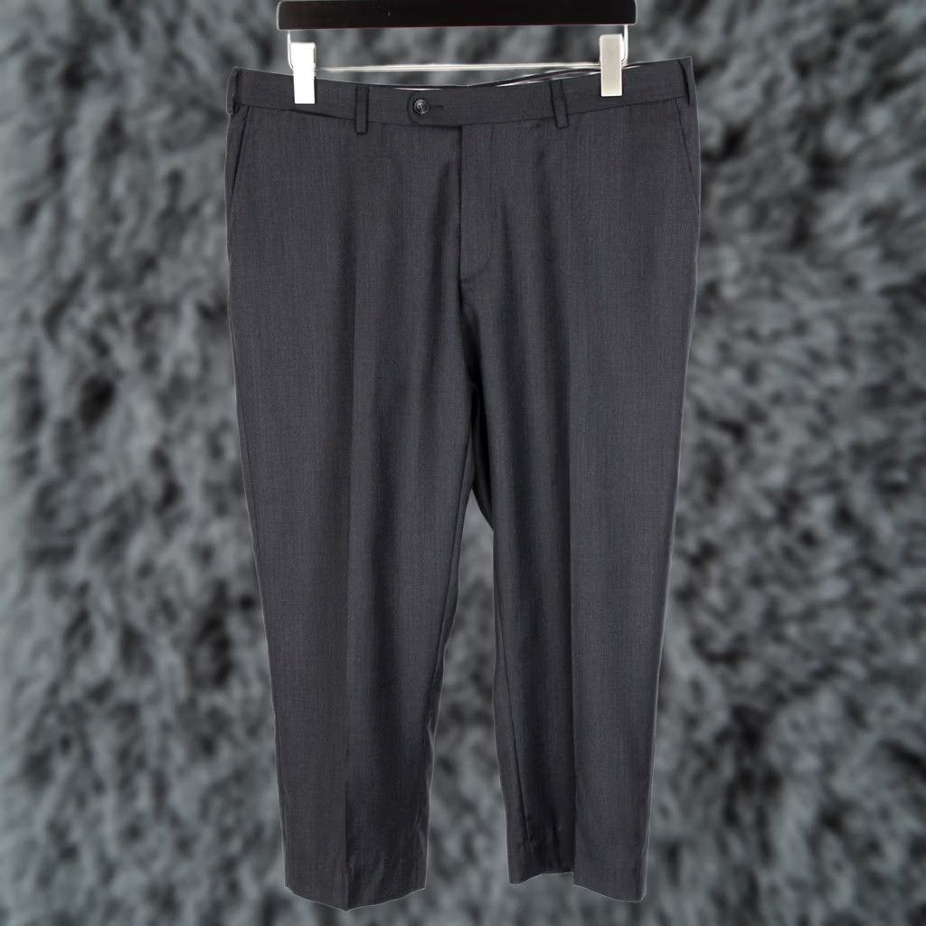 Suitsupply Suitsupply Brescia Trousers Mens UK 44 / W37 Wool Tapered Dark Grey Shirt? Size US 44 / EU 60 - 1 Thumbnail