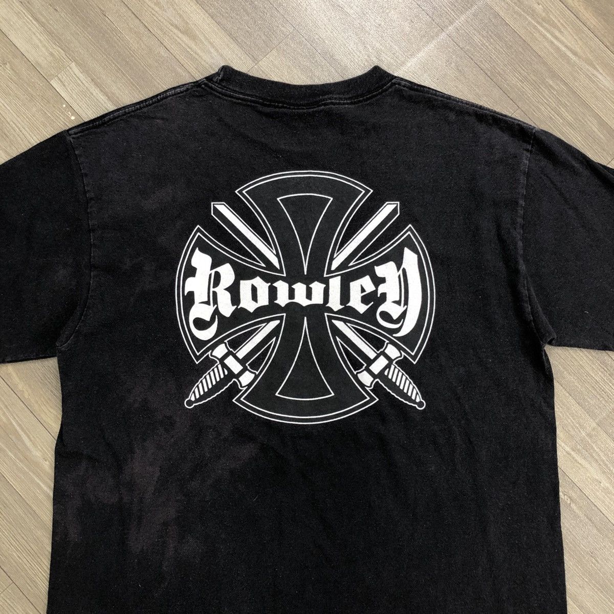 Independent Truck Co. × Vintage Vintage 90s Independent Truck Rowley Skateboarding Tee Size US M / EU 48-50 / 2 - 2 Thumbnail