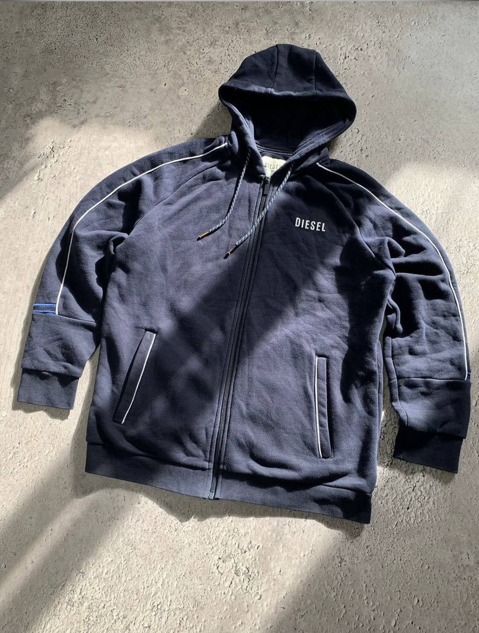 Diesel Diesel Zip Hoodie Vintage Streetwear Y2K Size US L / EU 52-54 / 3 - 2 Thumbnail