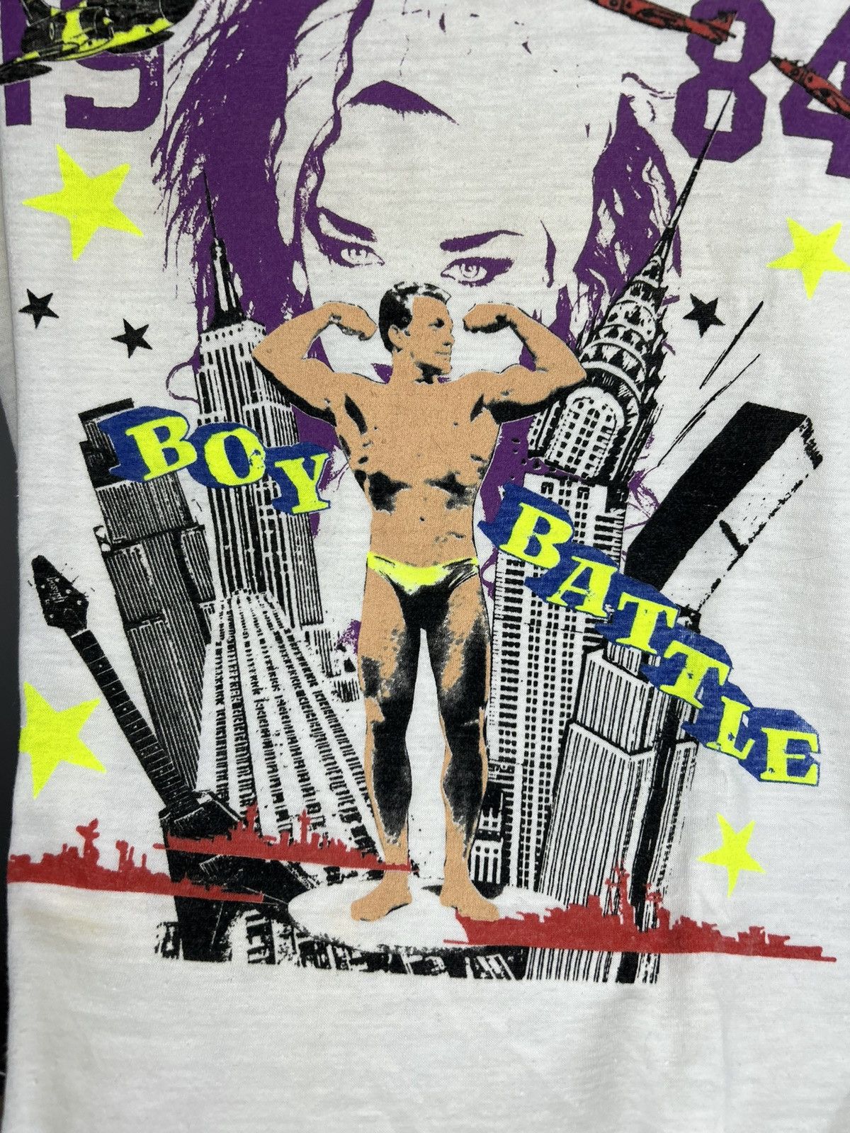 Band Tees × Vintage Vintage 80s Culture Club Boys George Tee Rare Size US L / EU 52-54 / 3 - 11 Thumbnail