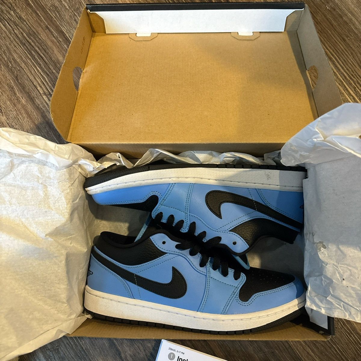 Jordan Brand Air Jordan University Blue Black Size US 8.5 / EU 41-42 - 1 Thumbnail