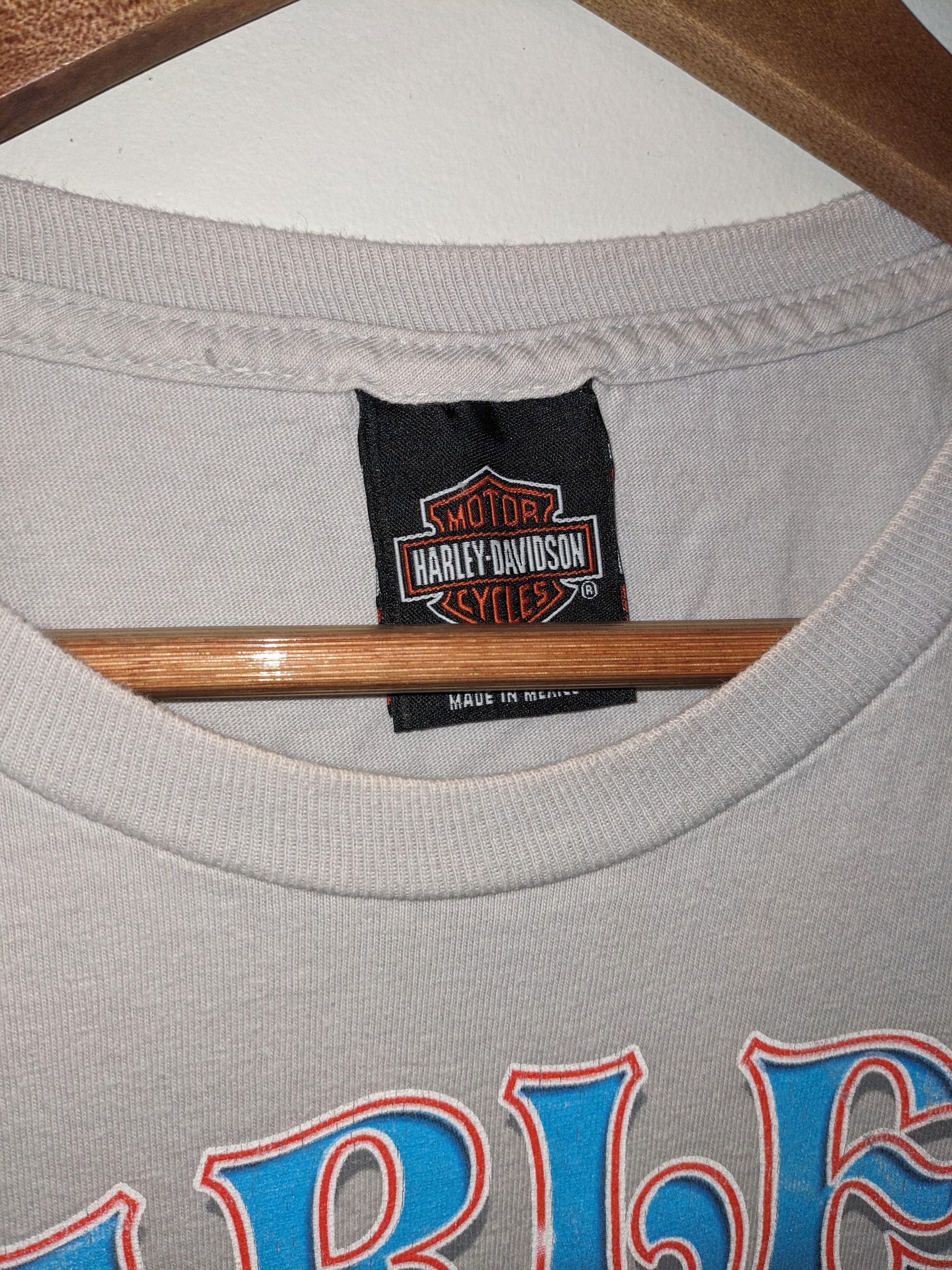Harley Davidson × Vintage Vintage 2010 Harley Davidson Motorcycle Pin Up Vegas T-Shirt Size US L / EU 52-54 / 3 - 4 Thumbnail