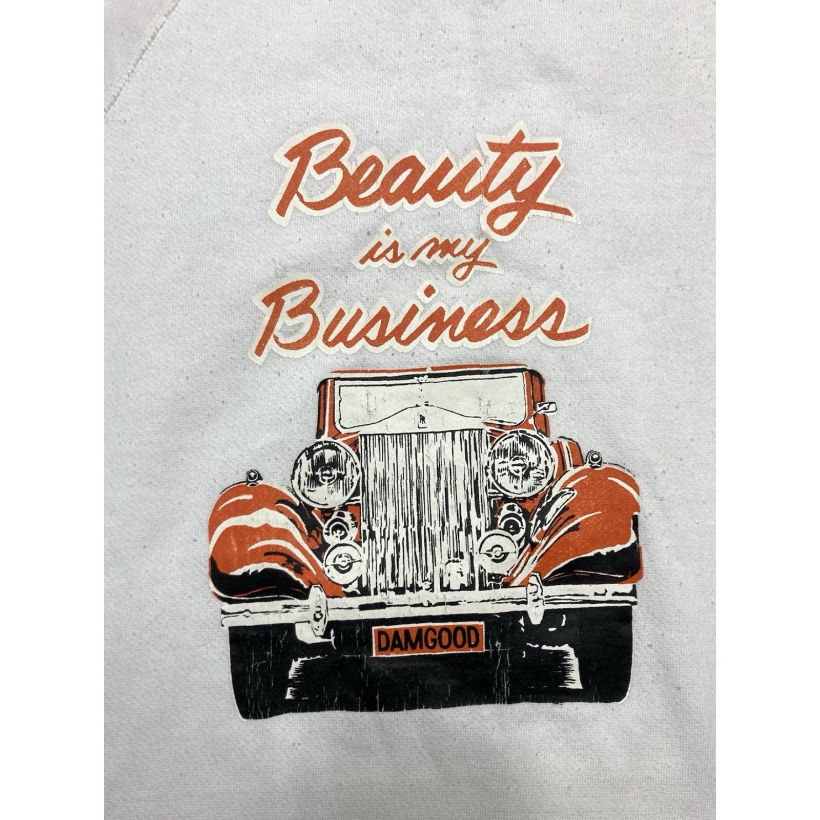 Vintage VINTAGE 1980s Rolls‑Royce Car Beauty is my Business Crewneck Sweatshirt M White Mens Pullover Size US M / EU 48-50 / 2 - 2 Thumbnail