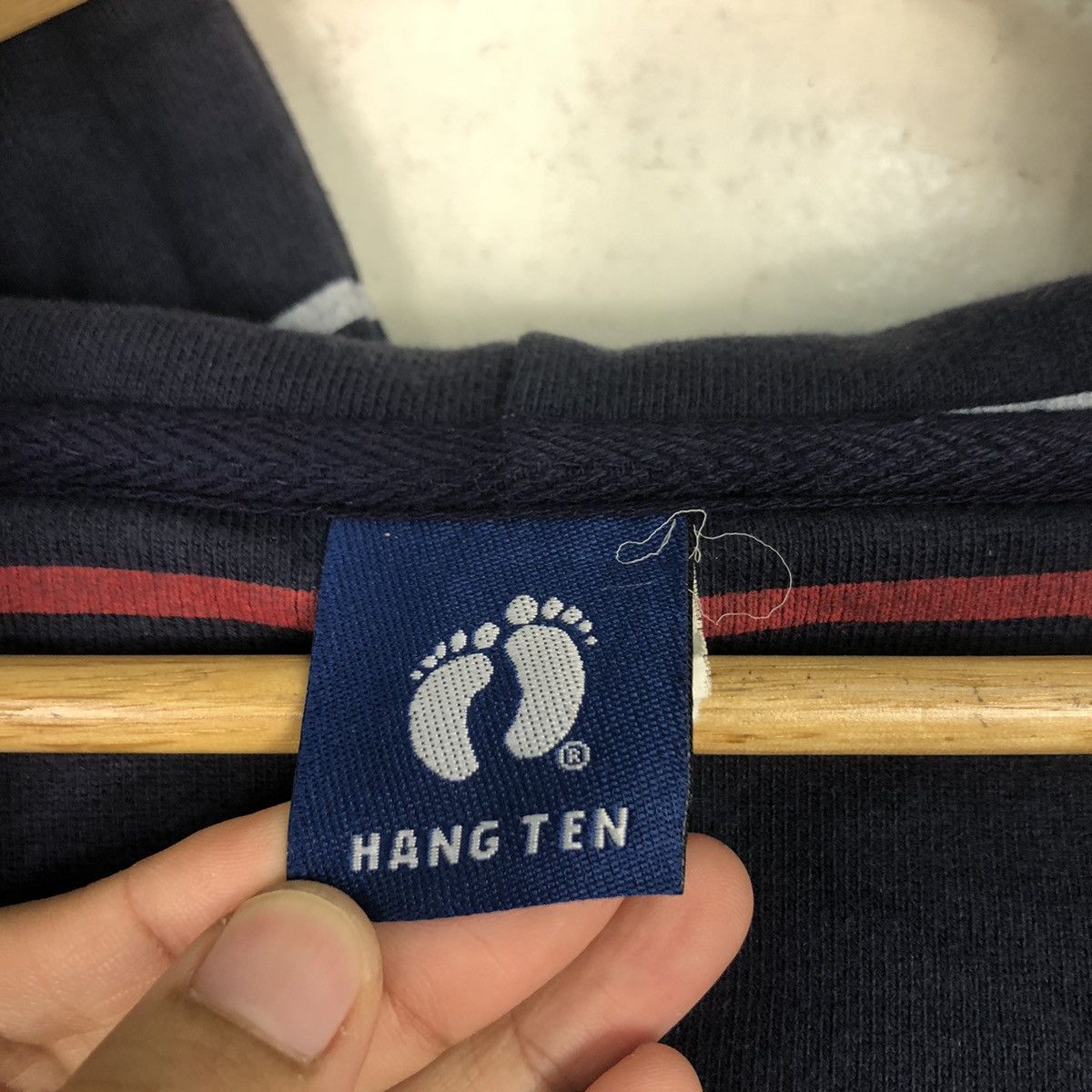 Hang Ten × Japanese Brand × Vintage Vintage Hang Ten Sweater Jacket 90s Collection Stripe Size US L / EU 52-54 / 3 - 16 Thumbnail