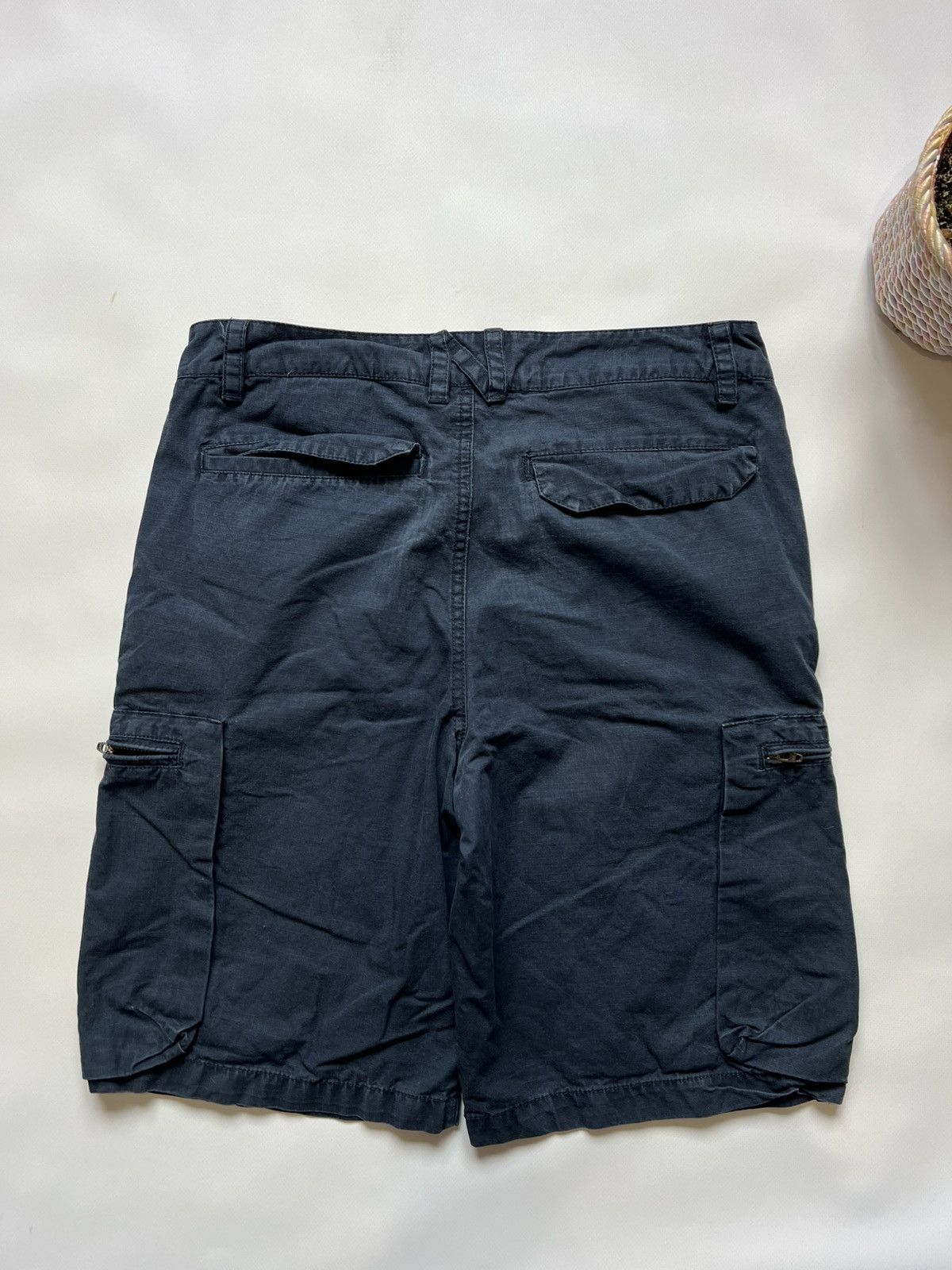 Nike Vintage Nike Blue Cargo Shorts Distressed Mens Size US 30 / EU 46 - 6 Thumbnail