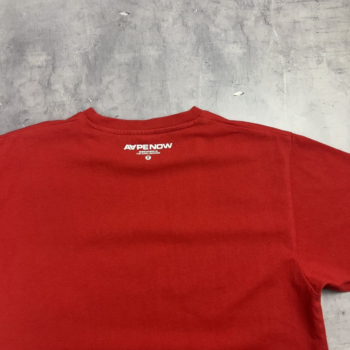 Aape Rare! Aape Bathing Ape Face Patch Logo Tee Y2K SK8 Size US L / EU 52-54 / 3 - 14 Thumbnail