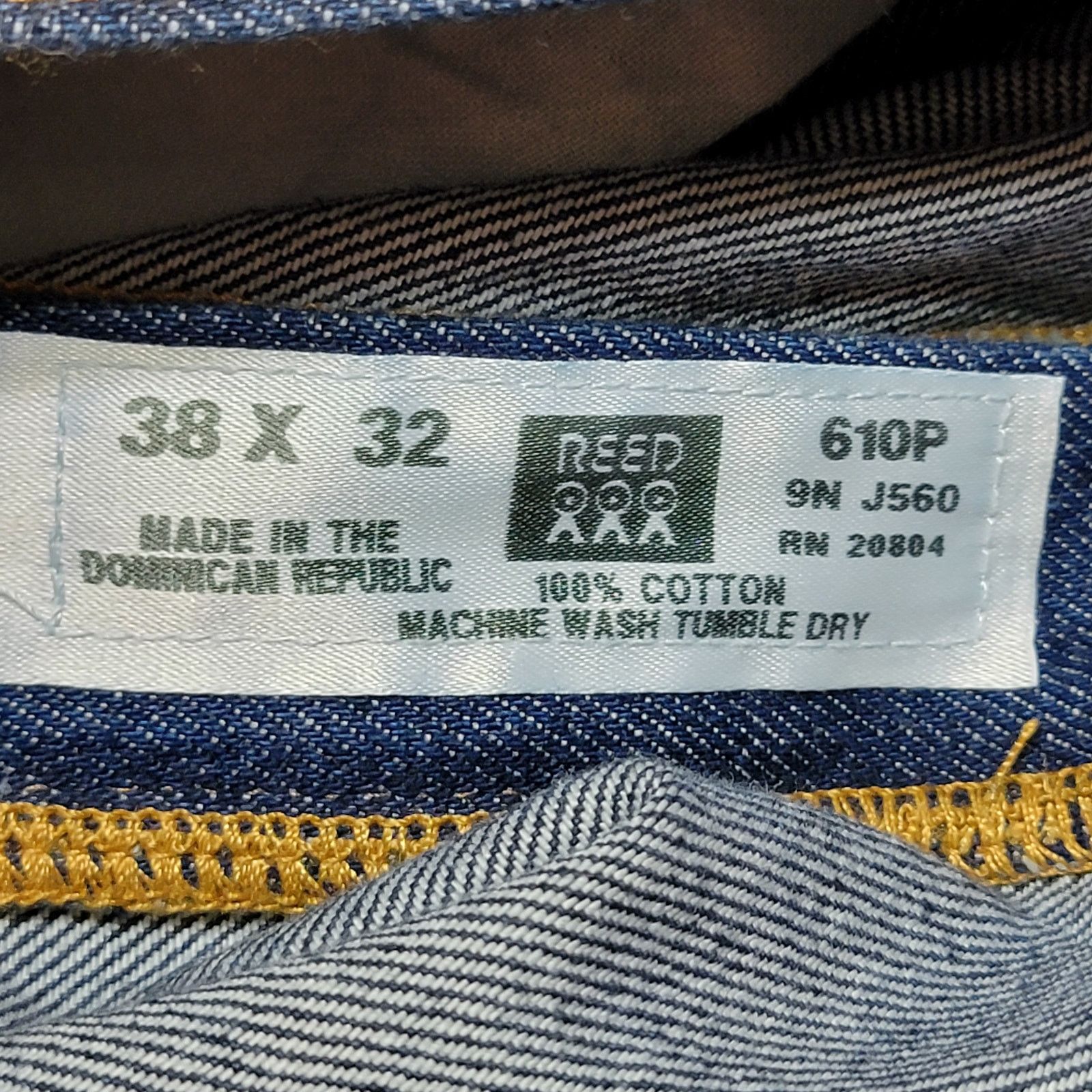 Other Double Knot Straight Denim Jeans - Size 38 X 32 Size US 38 / EU 54 - 6 Thumbnail
