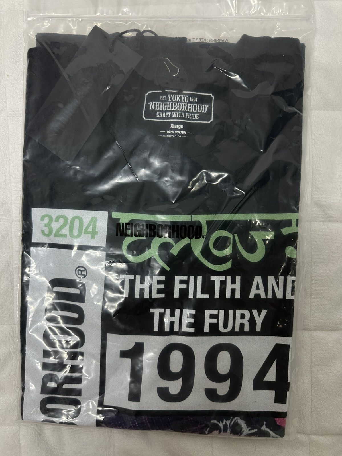 Neighborhood Neighborhood Tabloid 1 Tee 'Black' Size US XL / EU 56 / 4 - 3 Thumbnail