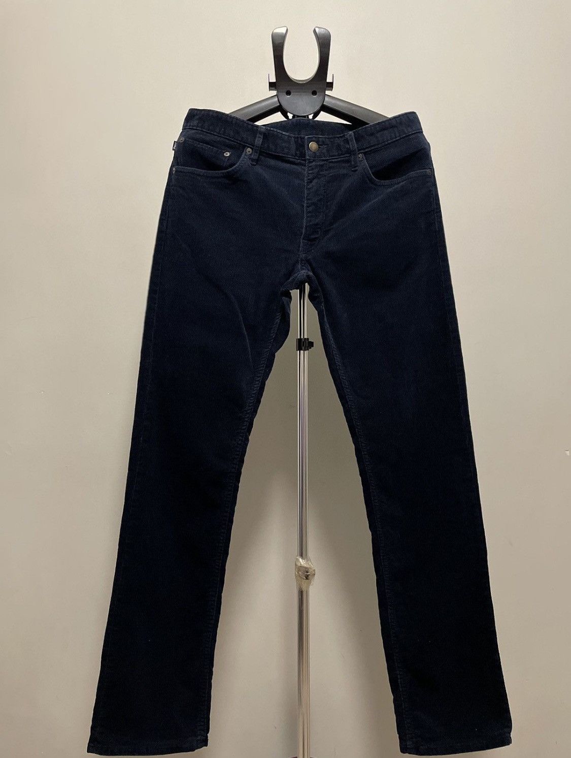 Polo Ralph Lauren × Ralph Lauren × Vintage Ralph Lauren Vintage Dark Blue Velvet Pants Size US 32 / EU 48 - 2 Thumbnail