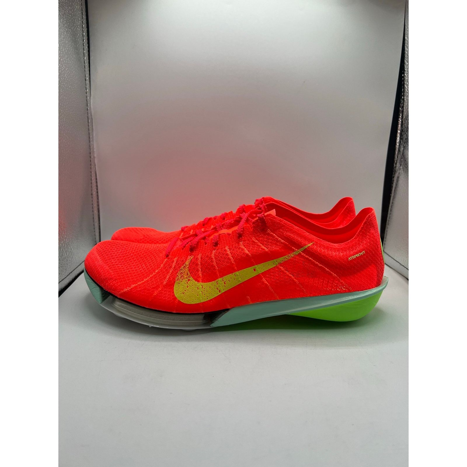 Nike Nike Air Zoom Victory 2 “Bright Crimson Lime Blast” size 11 Size US 11 / EU 44 - 1 Thumbnail