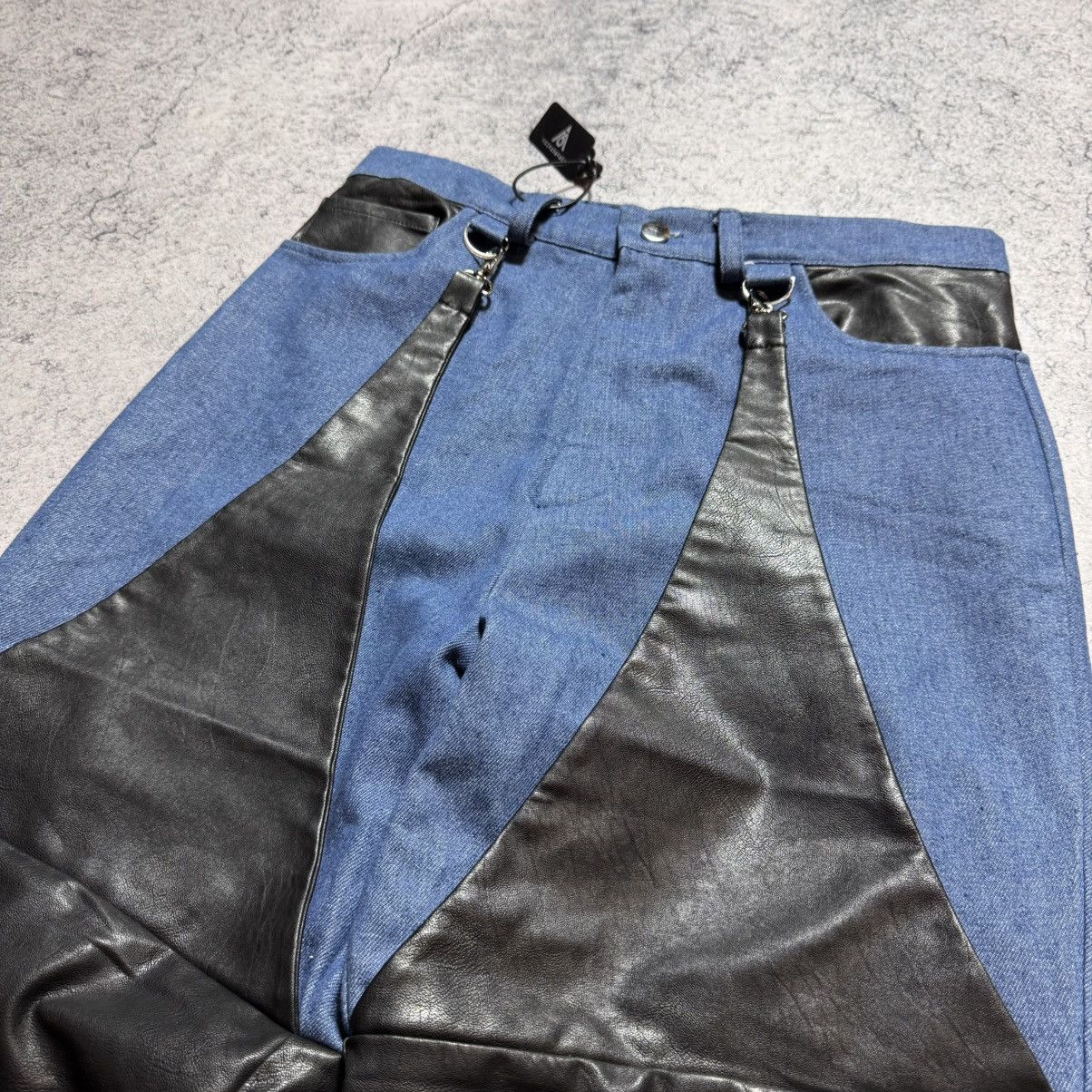 Japanese Brand Rare Yoikadakada Raver Pants Mugler Style Size US 34 / EU 50 - 3 Thumbnail