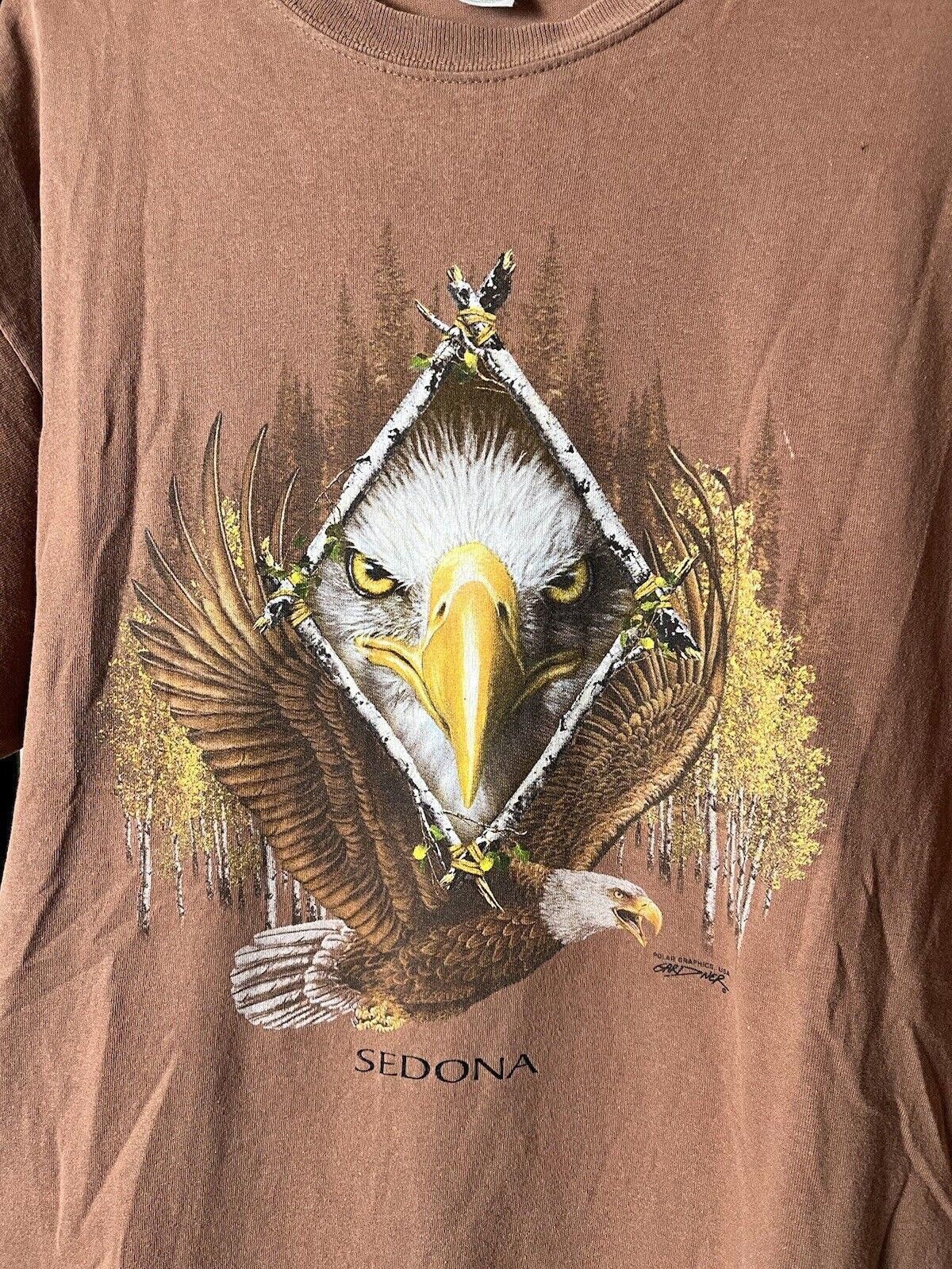 Gildan × Vintage Vintage Sedona Arizona Bald Eagle T-shirt XL Polar Graphics Size US XL / EU 56 / 4 - 2 Thumbnail