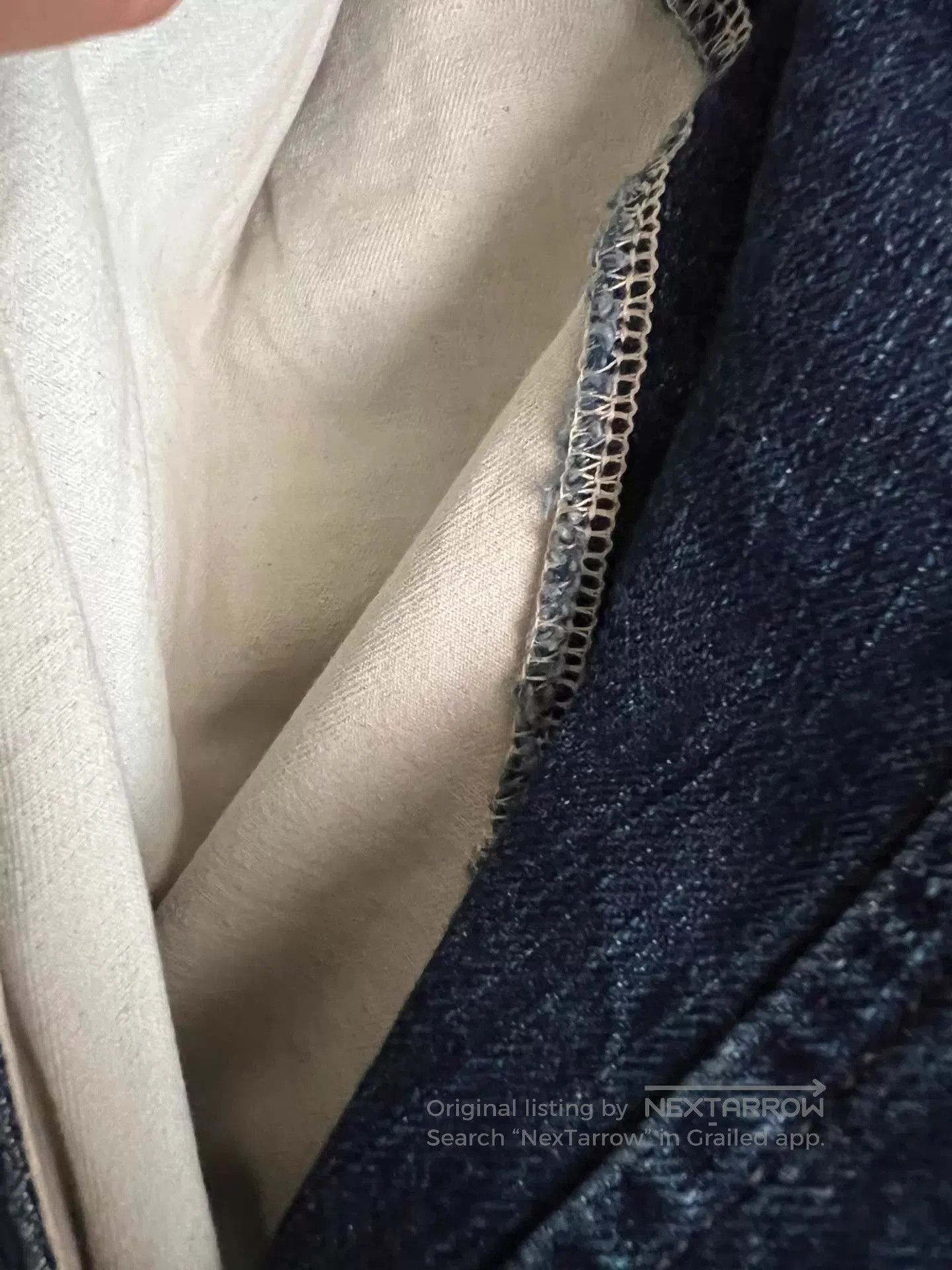 Porter Classic Blue Denim Cargo Pants. Size US 32 / EU 48 - 6 Thumbnail