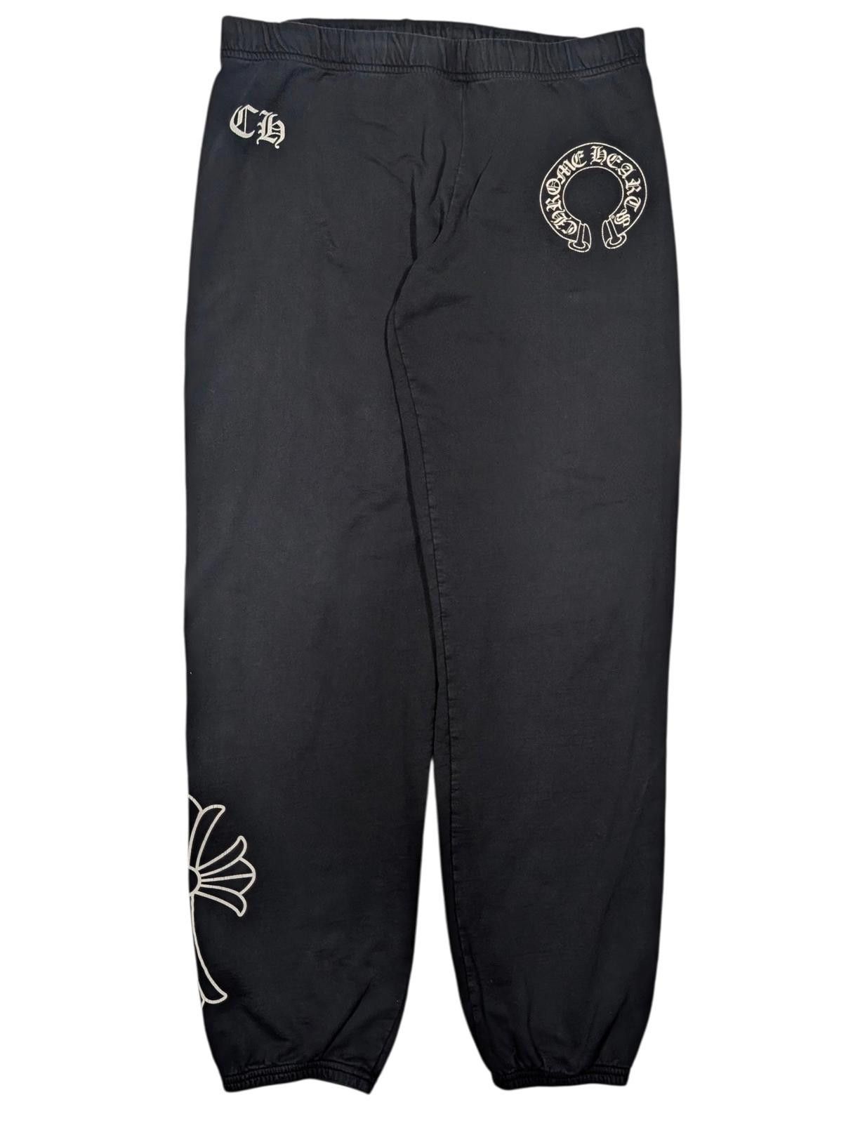 Chrome Hearts Vintage Cross Logo Sweatpants Size US 32 / EU 48 - 1 Thumbnail