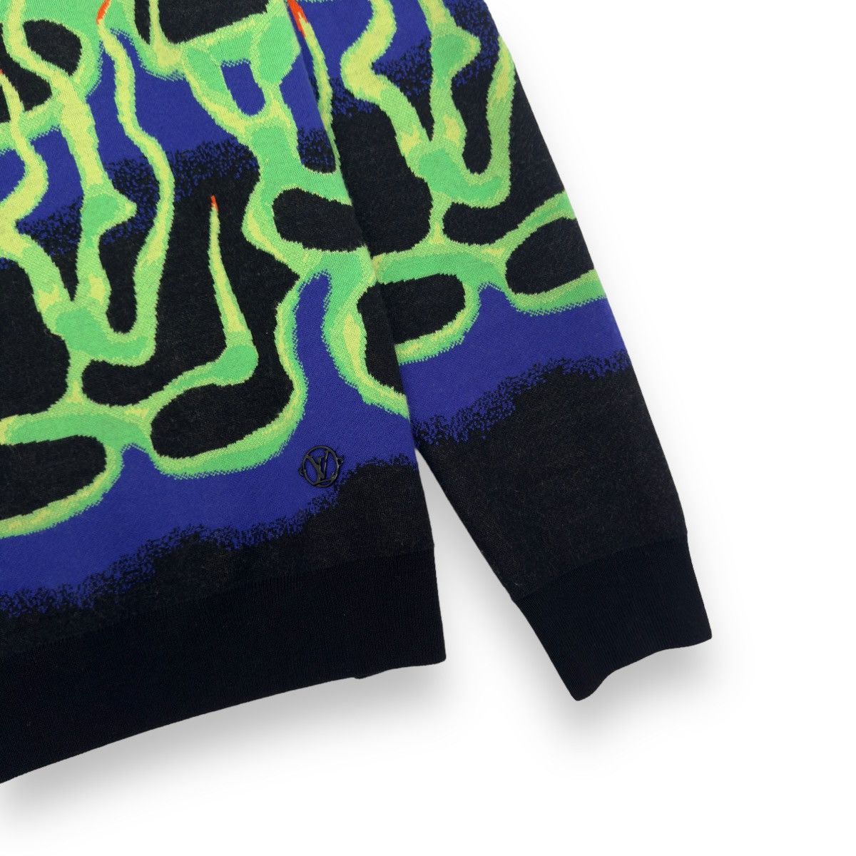 Louis Vuitton Louis Vuitton Round-Neck Graphic Print Sweatshirt L Size US L / EU 52-54 / 3 - 5 Thumbnail